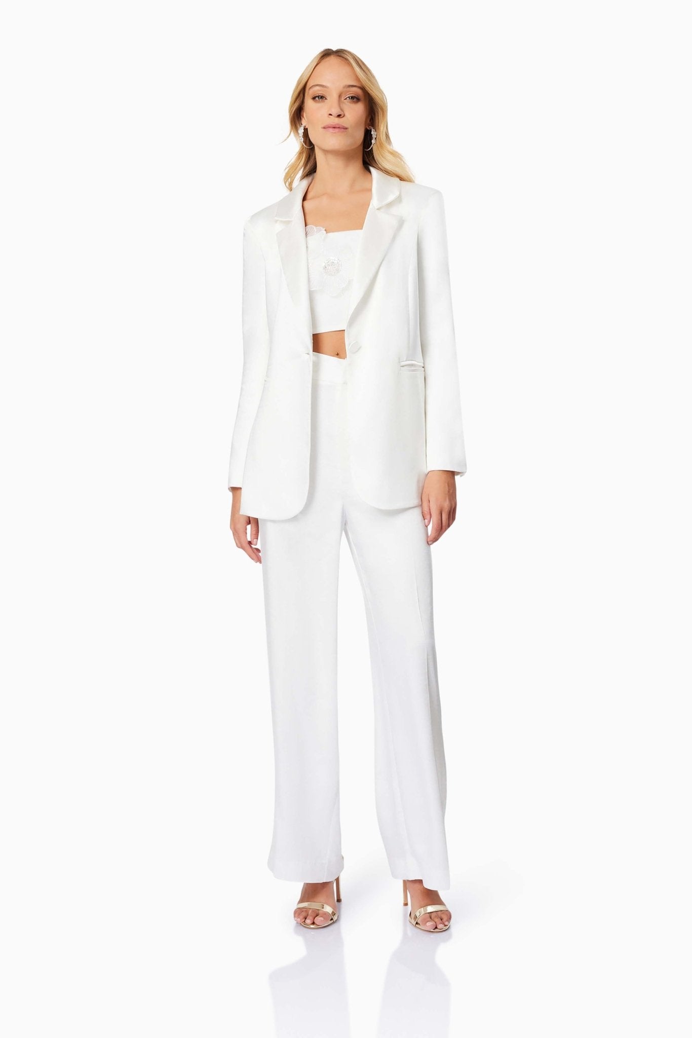 Abigail Ivory Set - Pants and Jacket - SODA Fashion Haus