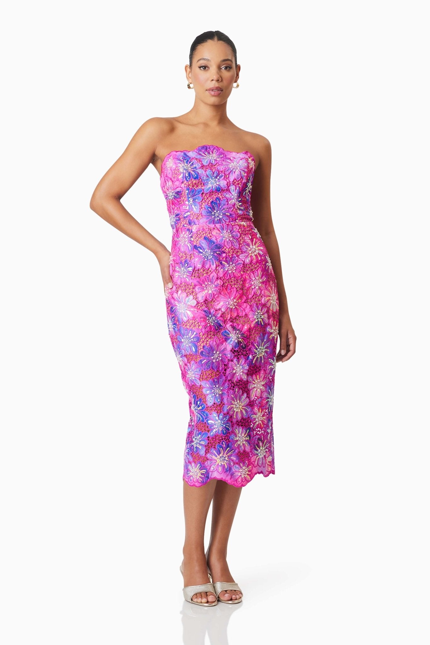 Abrielle Midi Dress - SODA Fashion Haus