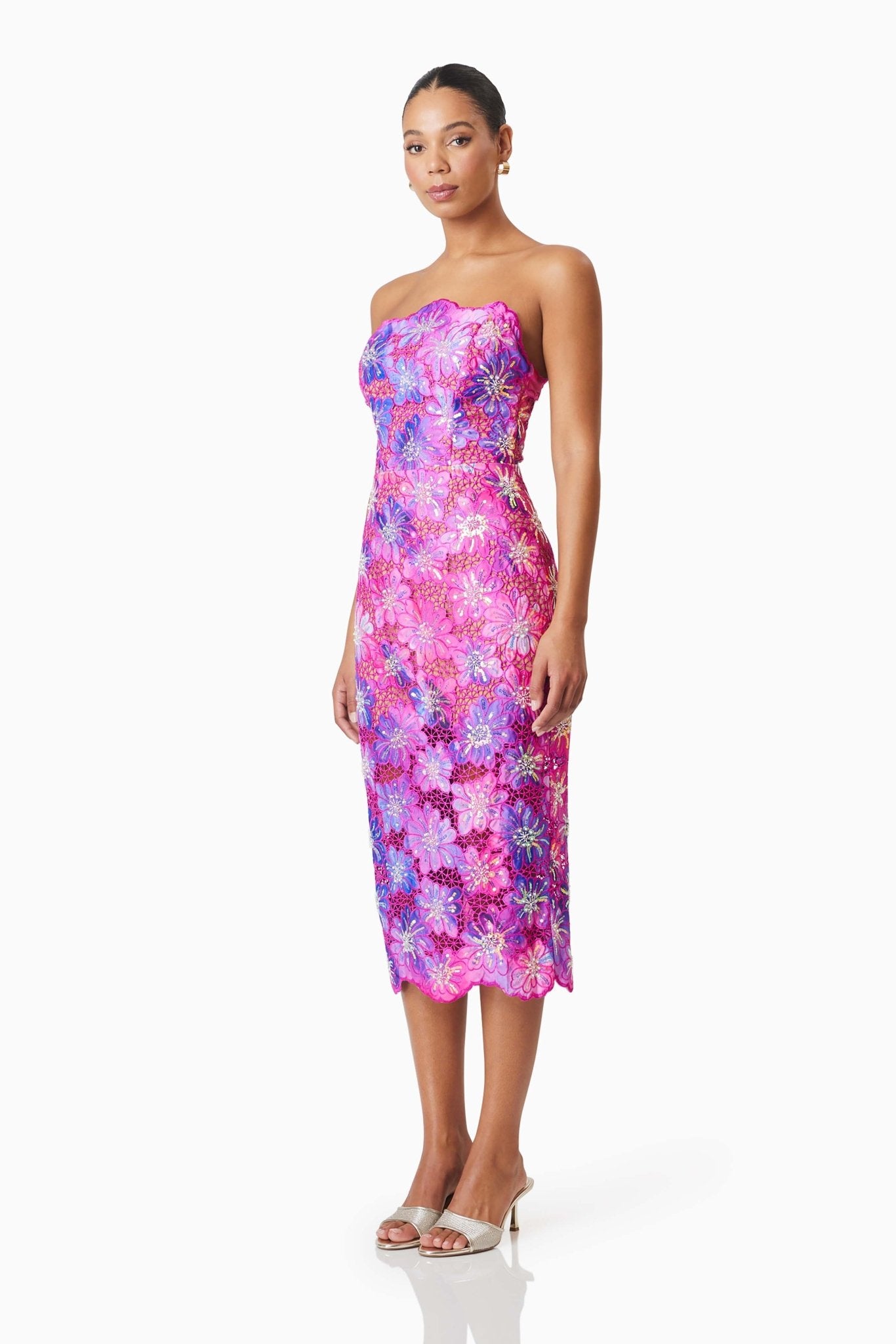 Abrielle Midi Dress - SODA Fashion Haus