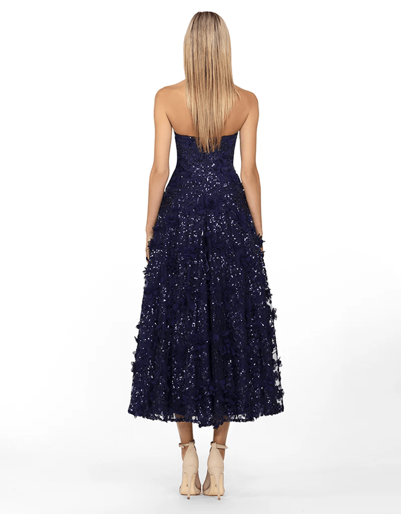 Adela Sweetheart Petal Midi - SODA Fashion Haus