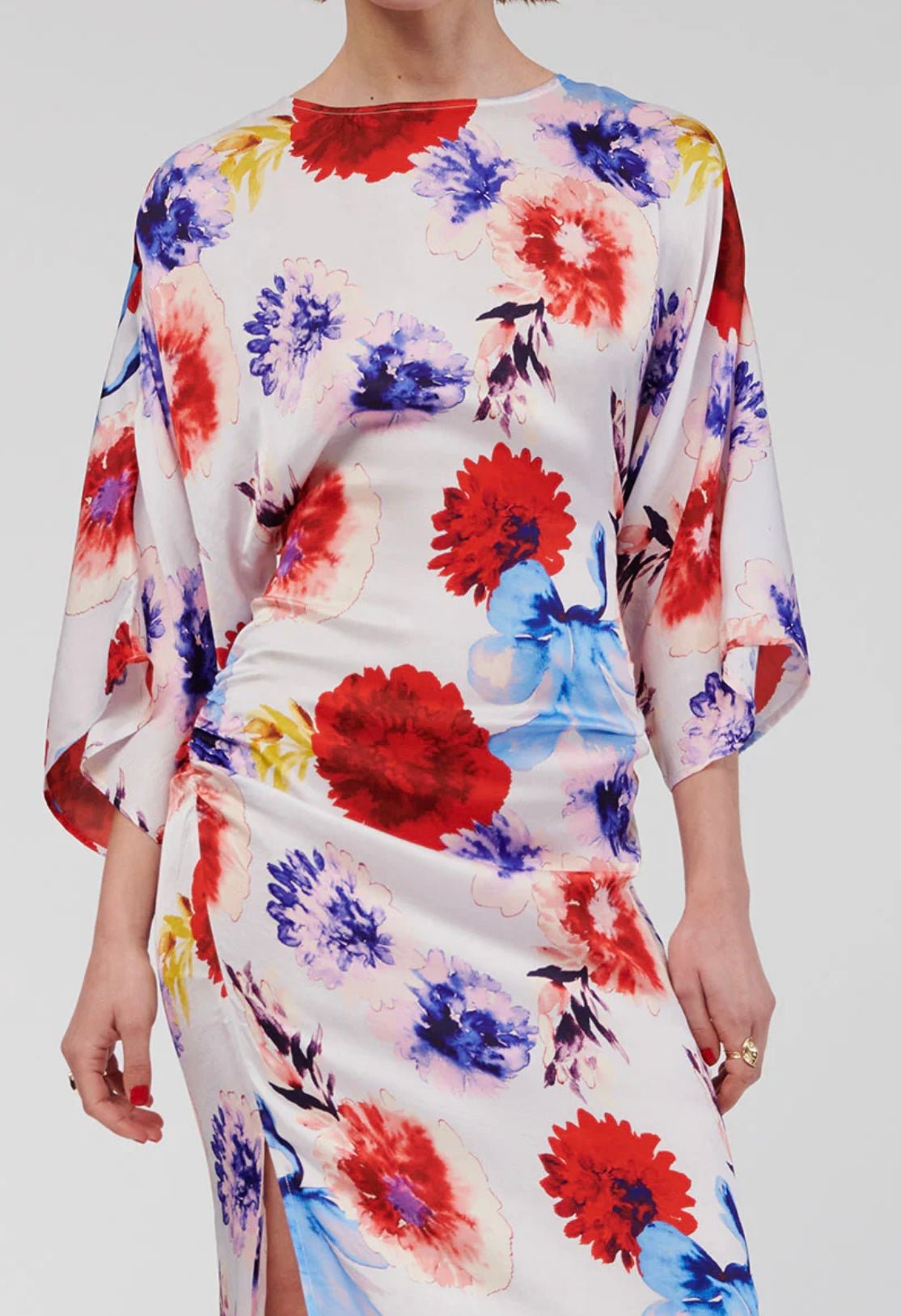 Amie Angel Sleeve Maxi Dress - SODA Fashion Haus