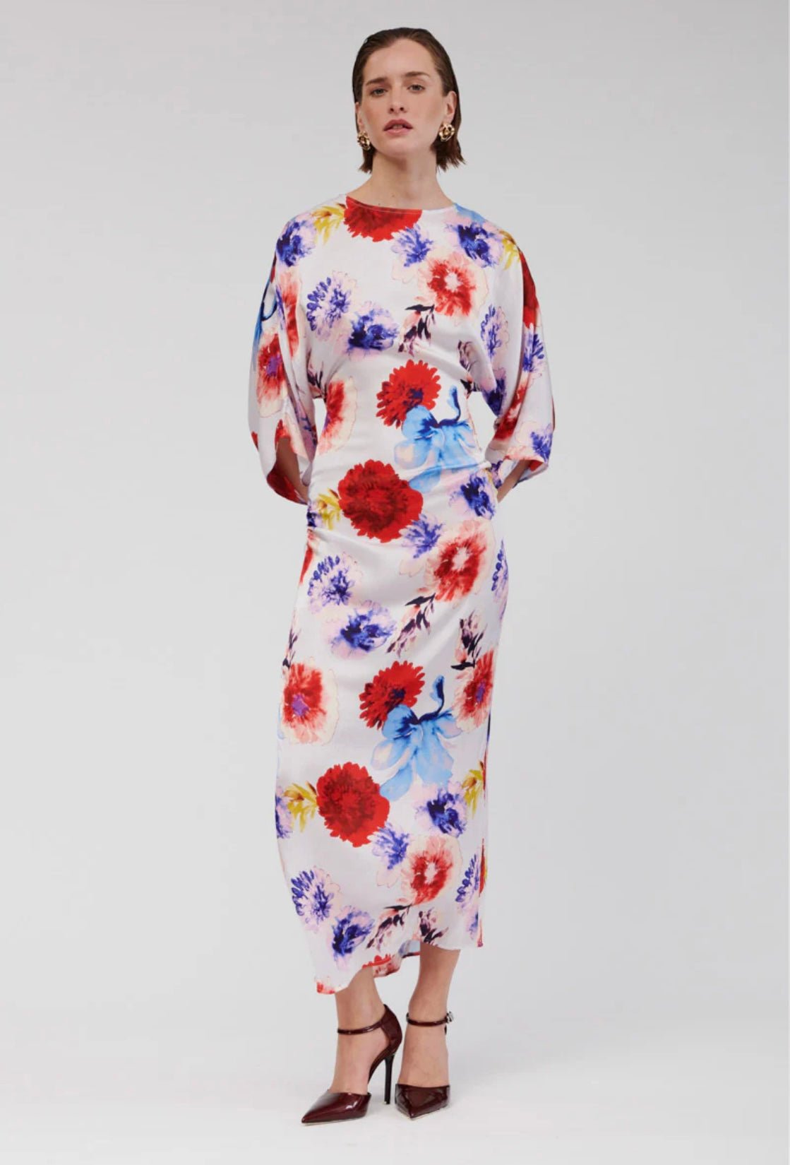 Amie Angel Sleeve Maxi Dress - SODA Fashion Haus