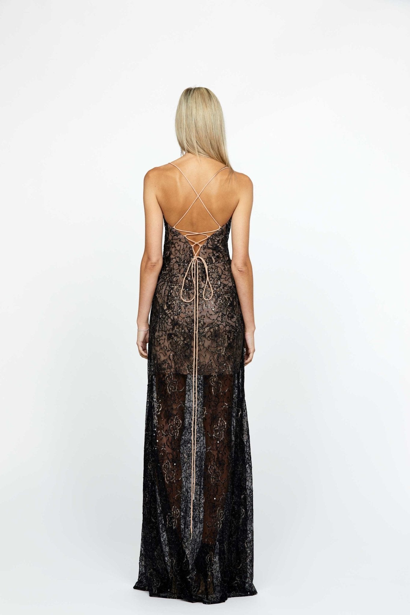 Astell Strappy Back Gown - SODA Fashion Haus