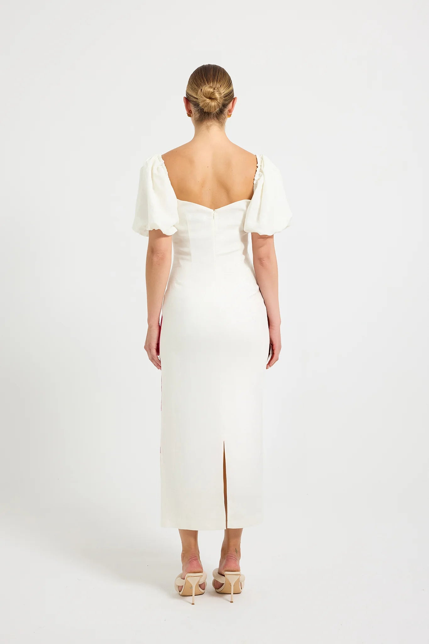 Aurelia Sleeve Midi Dress - SODA Fashion Haus