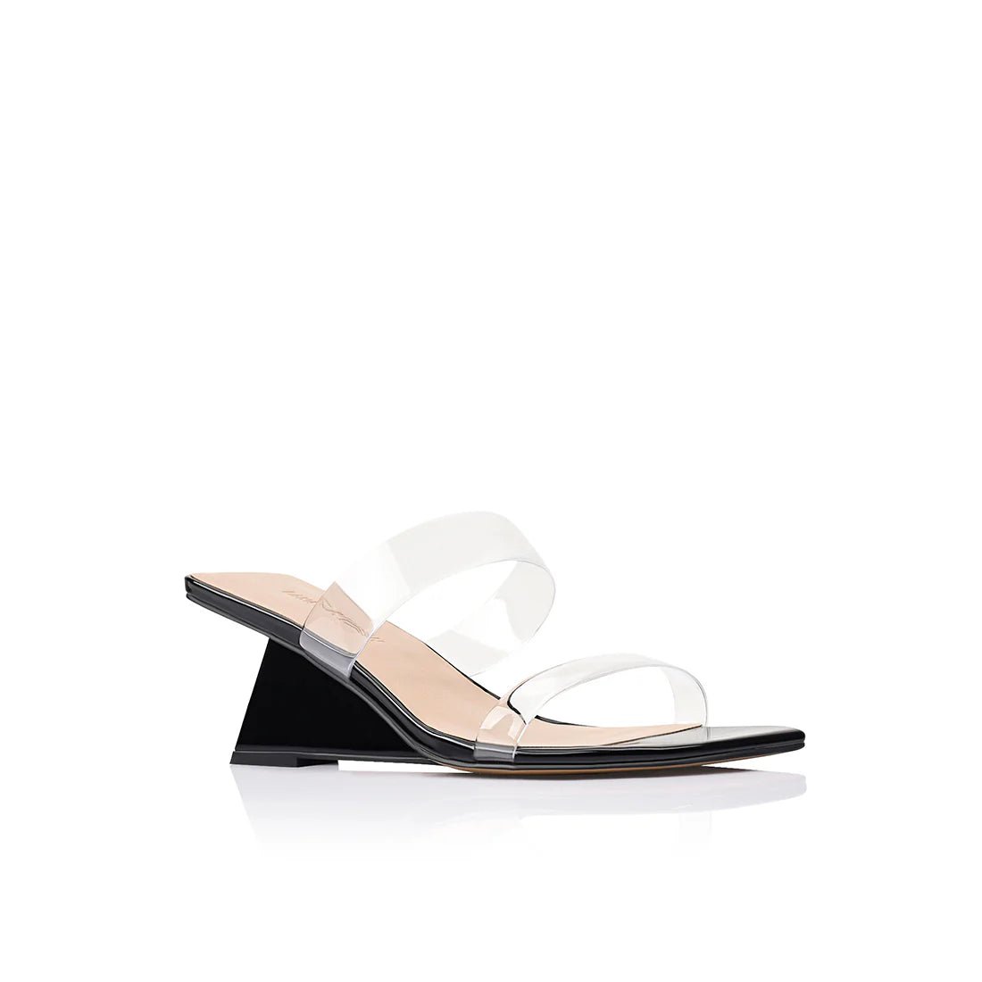 Bambi Wedge - Black Patent Leather - SODA Fashion Haus
