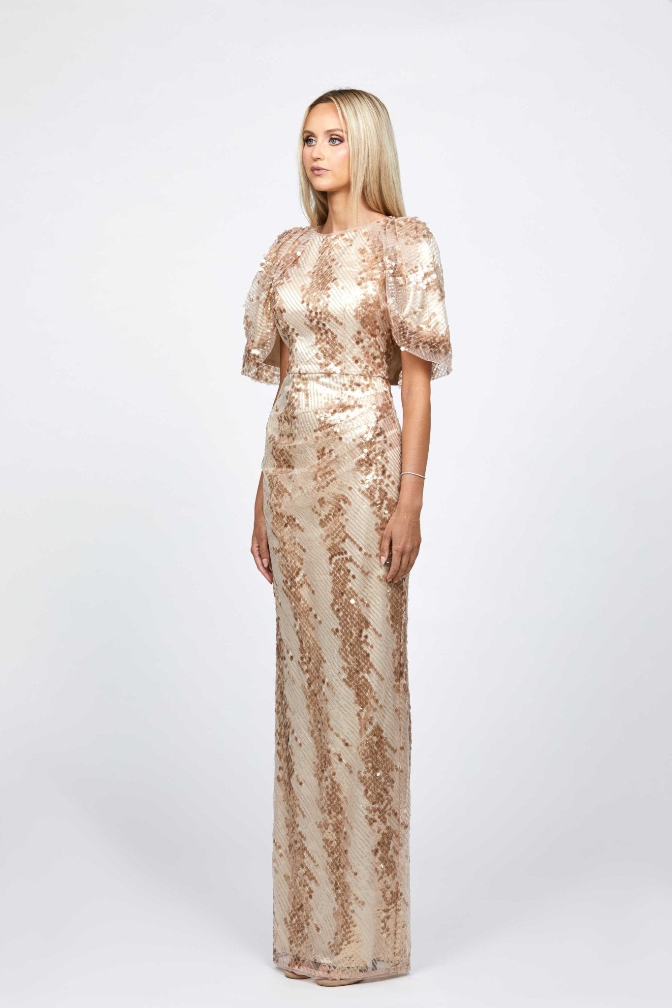 Breakaway Cape Gown - SODA Fashion Haus