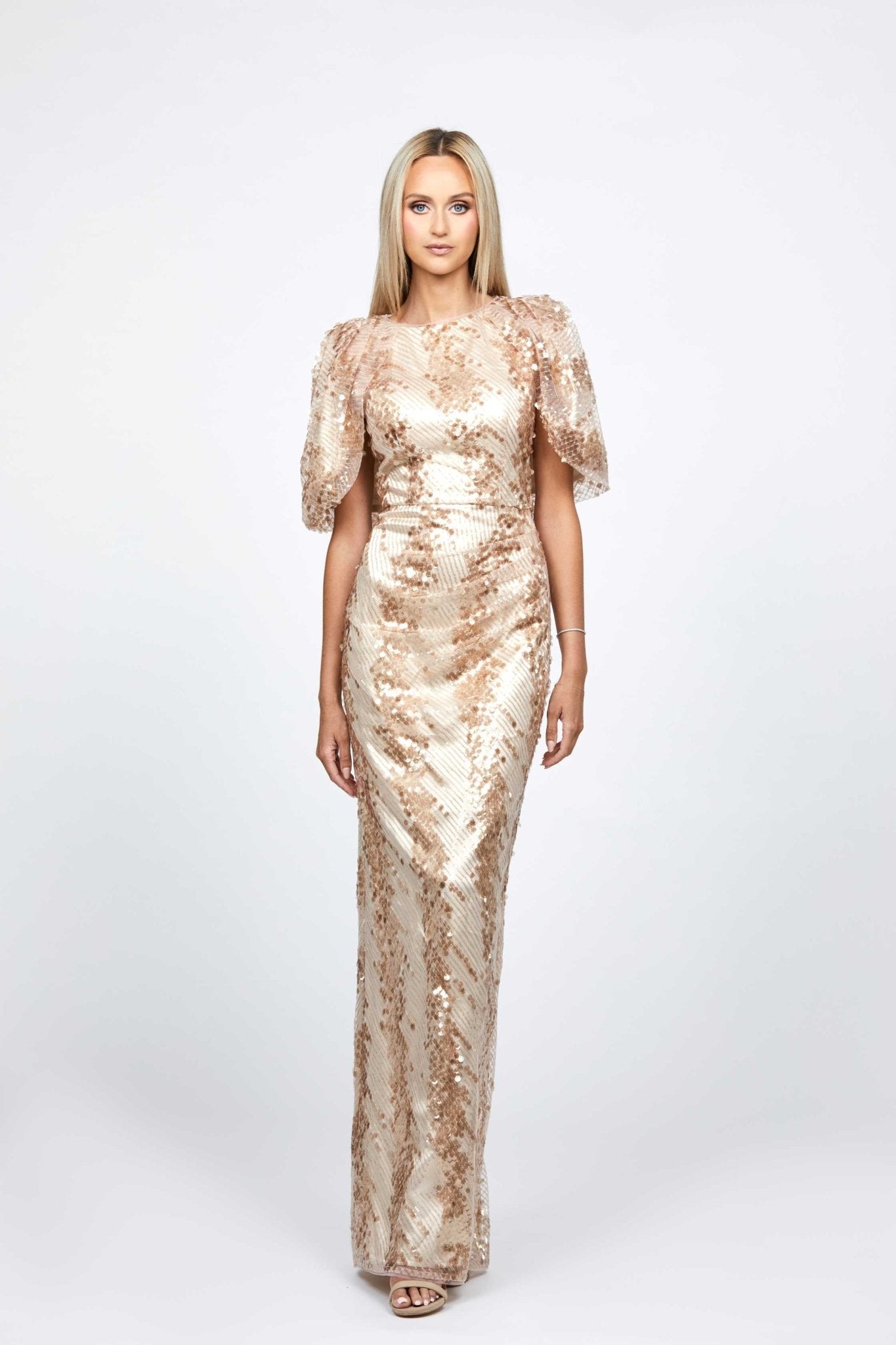 Breakaway Cape Gown - SODA Fashion Haus