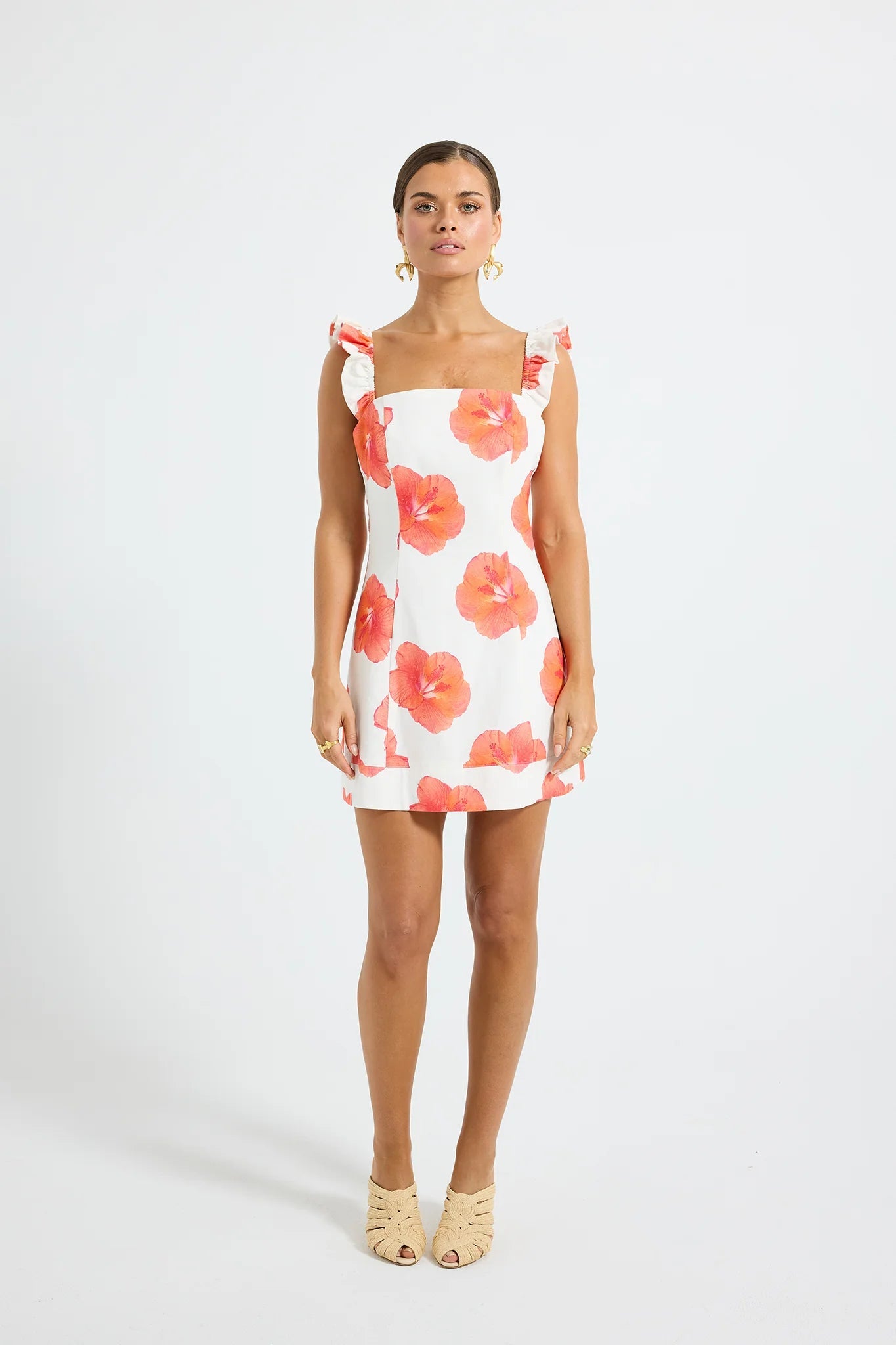 Brielle Mini Dress - Hibiscus by Pasduchas - Australian designer Dress | SODA Fashion Haus