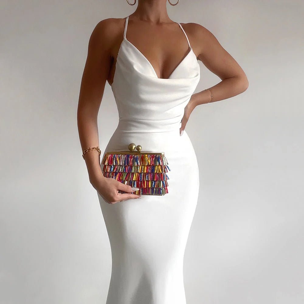 Carlita Fringe Clutch - SODA Fashion Haus