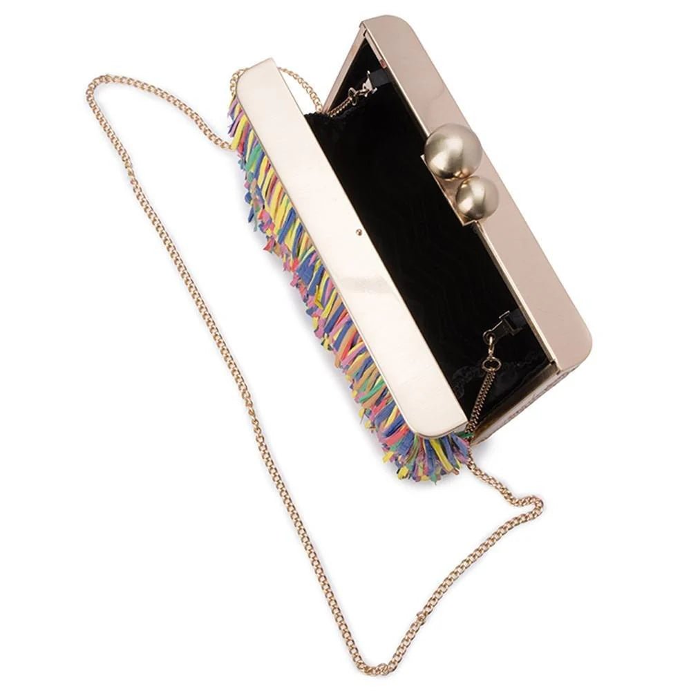 Carlita Fringe Clutch - SODA Fashion Haus