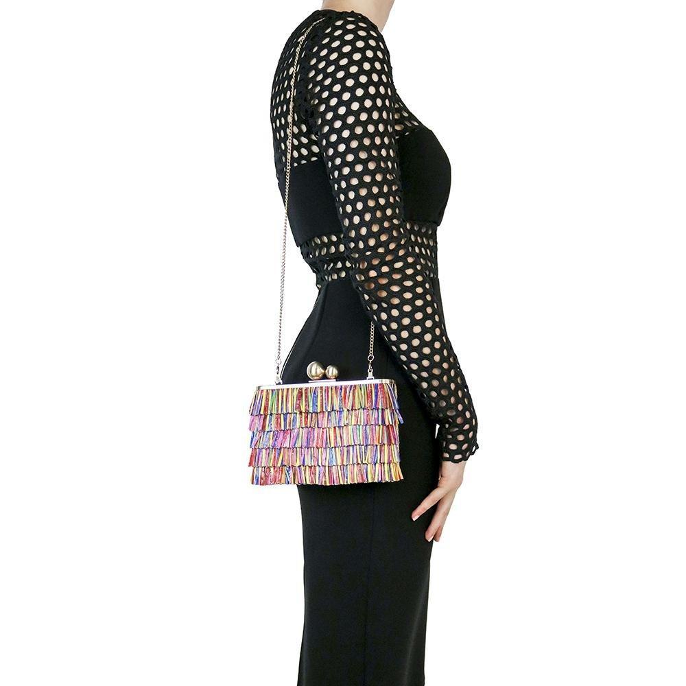 Carlita Fringe Clutch - SODA Fashion Haus