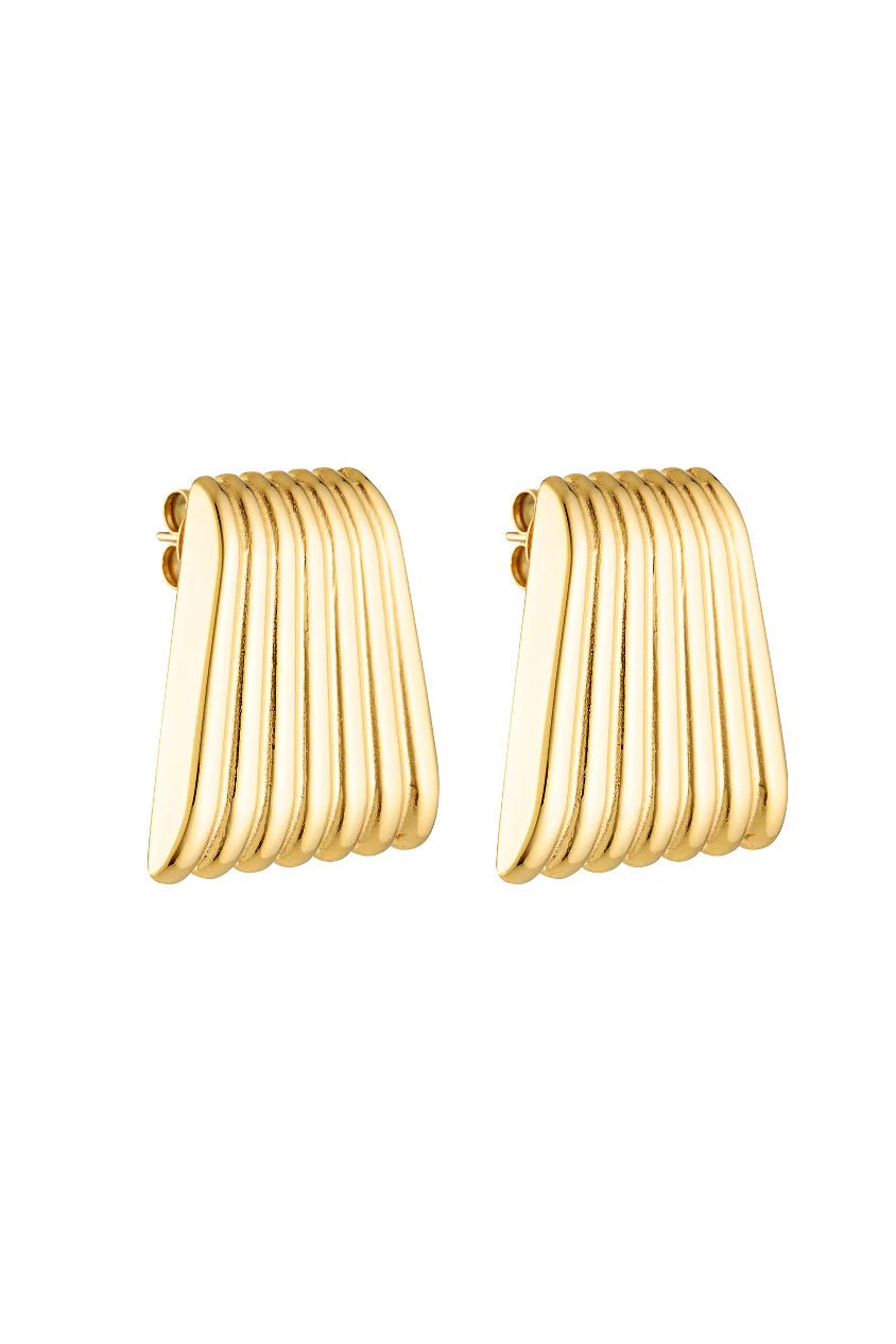 Caterpillar Earrings - Gold - SODA Fashion Haus