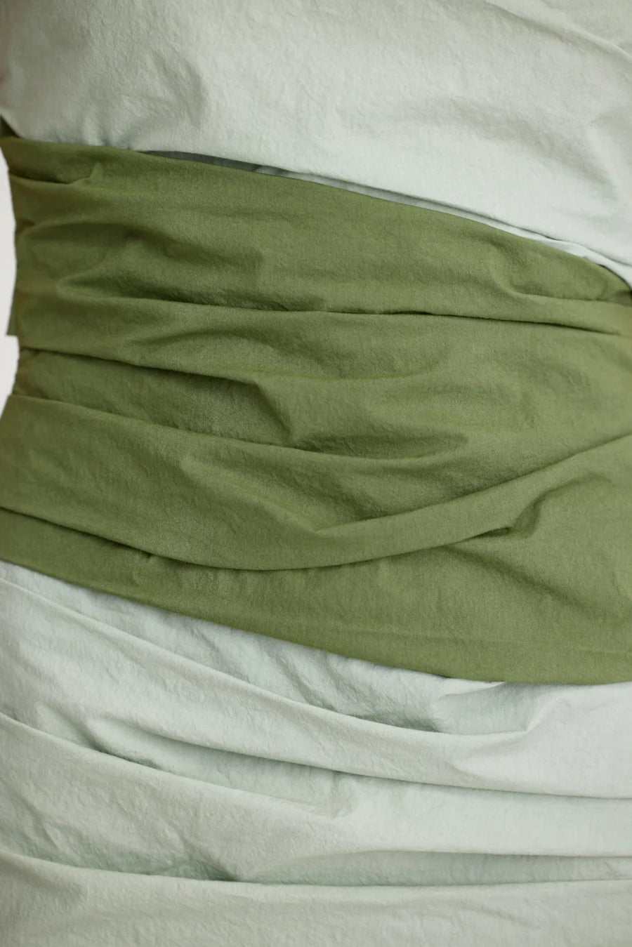 Cecilia Mini Dress - Pesto Splice - SODA Fashion Haus