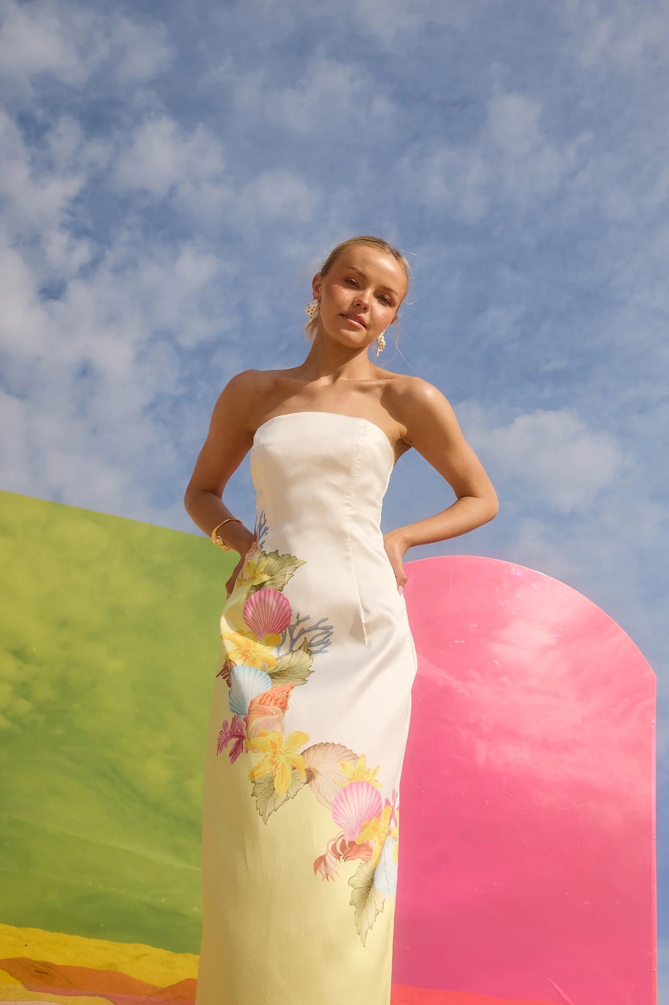 Cove Strapless Midi by Pasduchas - Australian designer Dress | SODA Fashion Haus
