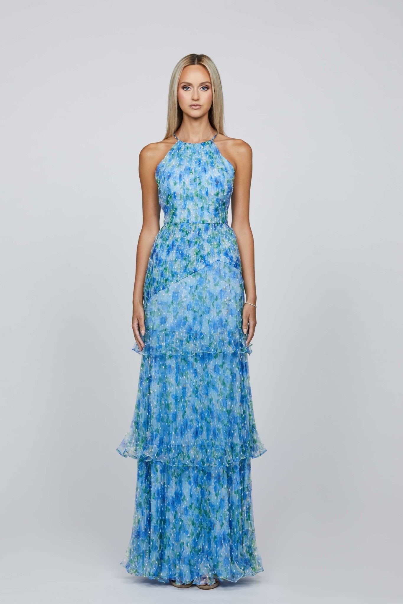 Deera Tiered Organza Gown - SODA Fashion Haus