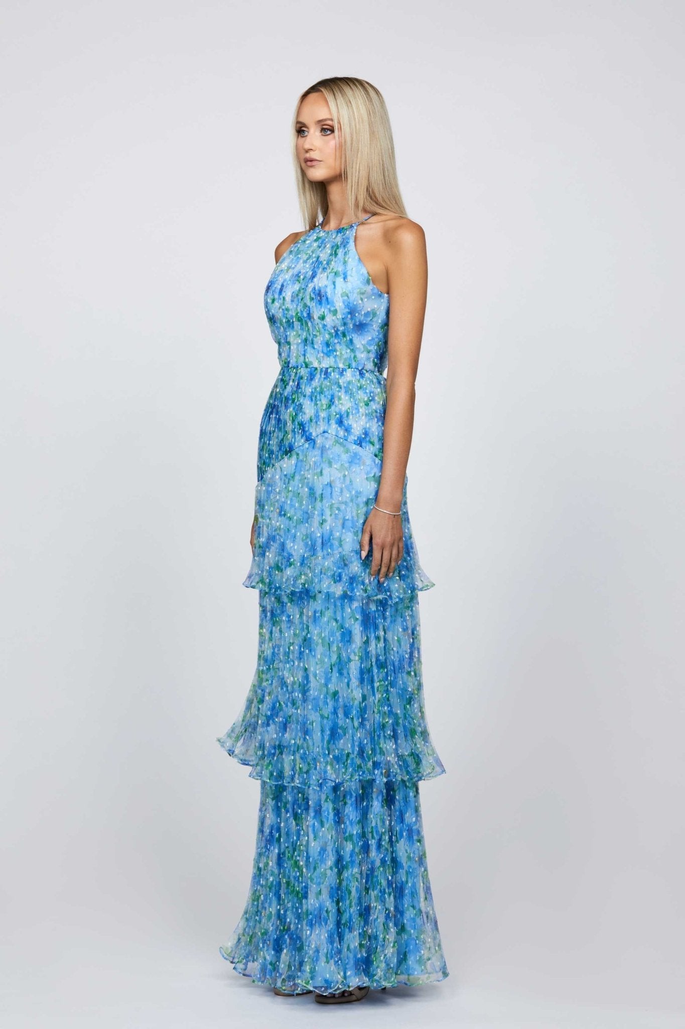 Deera Tiered Organza Gown - SODA Fashion Haus