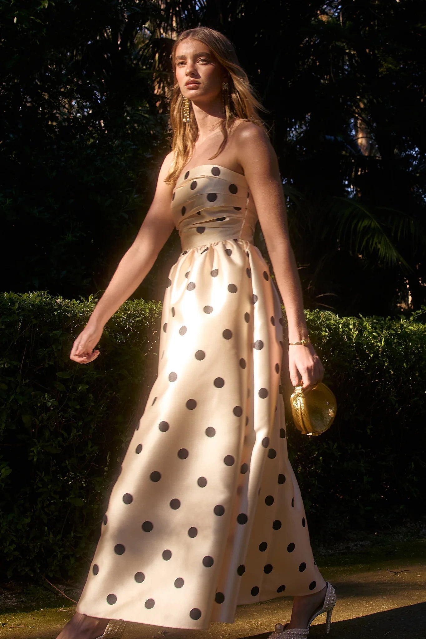 Dottie Strapless Midi Dress - SODA Fashion Haus