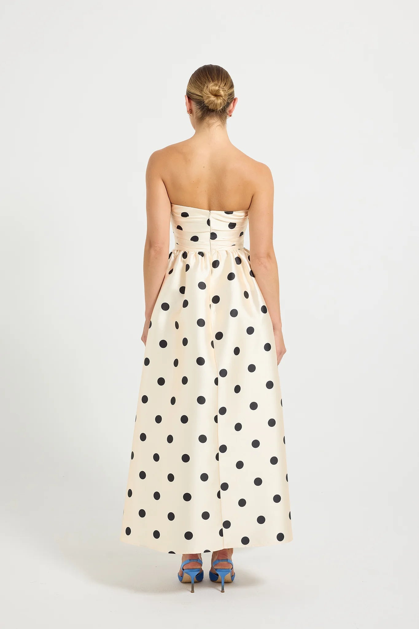 Dottie Strapless Midi Dress - SODA Fashion Haus
