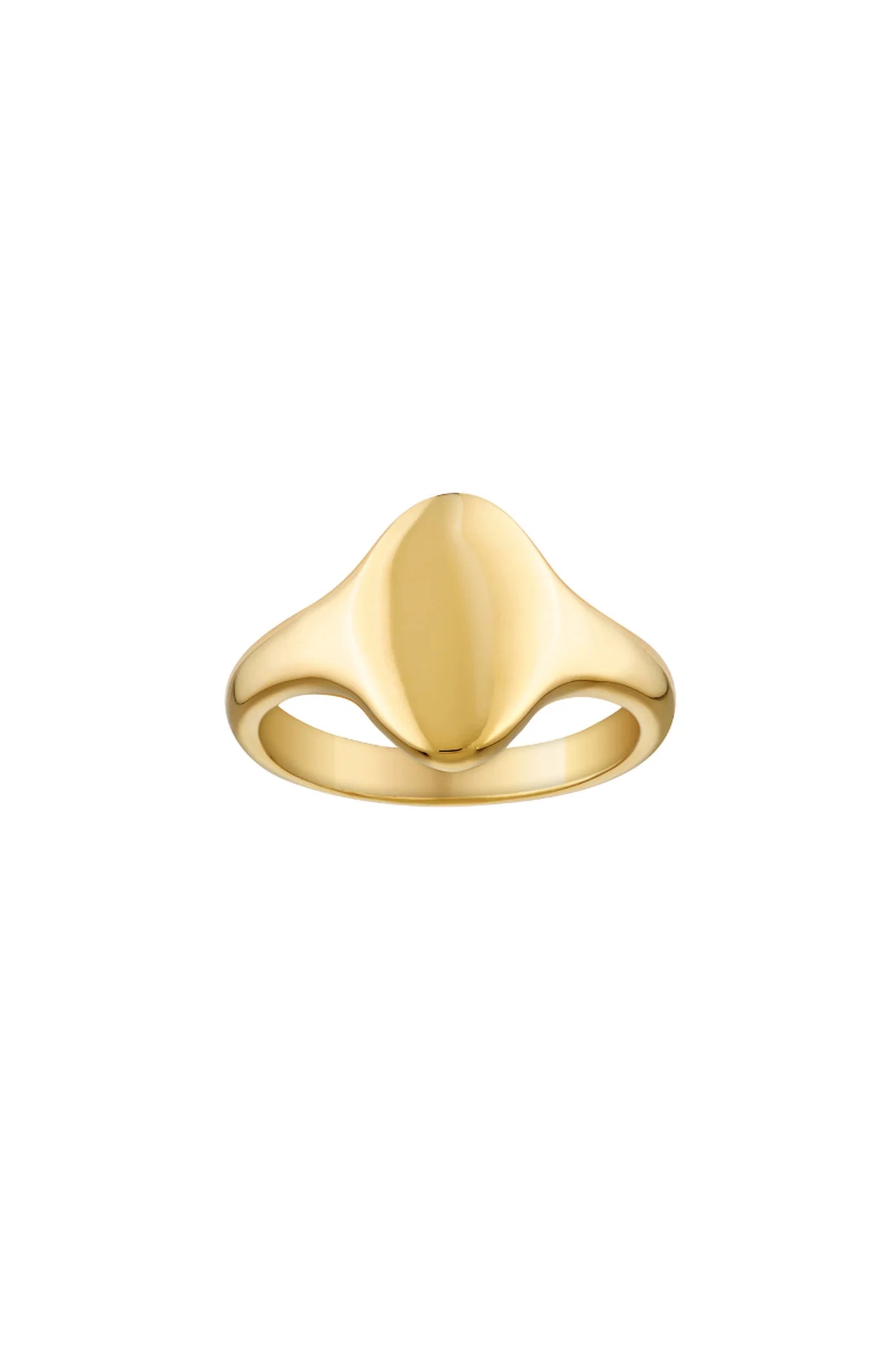 Egg Signet Pinky Ring - Gold - SODA Fashion Haus
