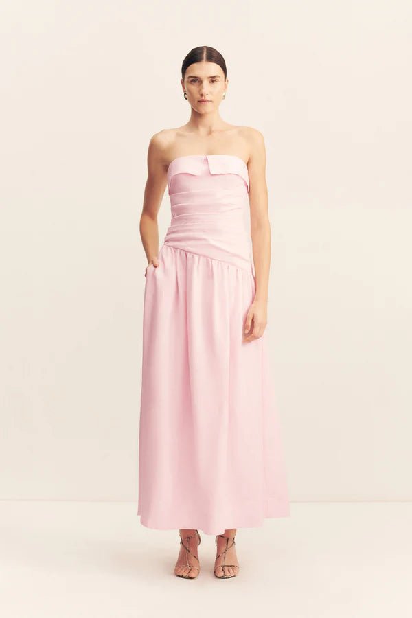 Gigi Strapless Maxi Dress - Sakura - SODA Fashion Haus