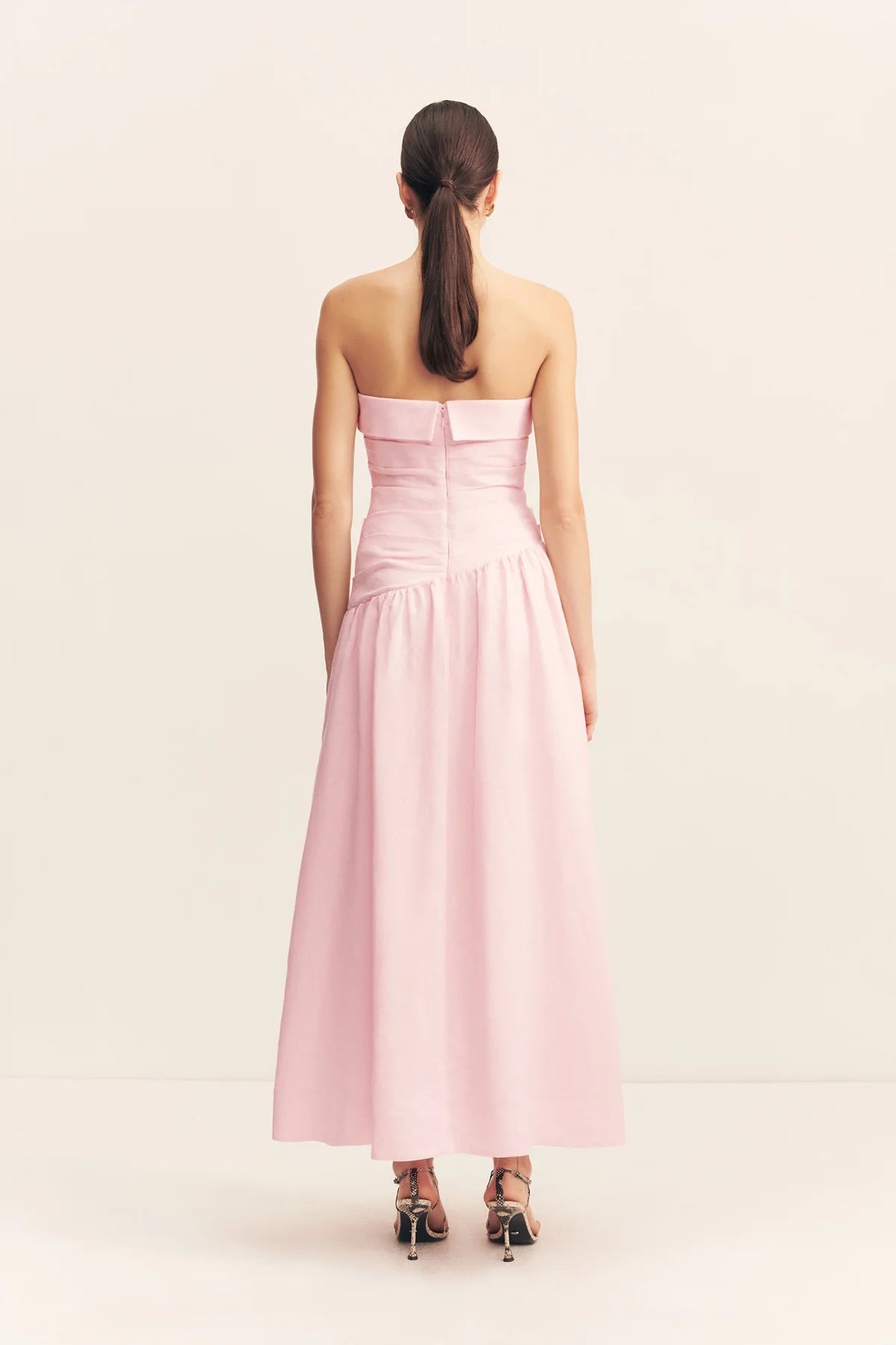 Gigi Strapless Maxi Dress - Sakura - SODA Fashion Haus