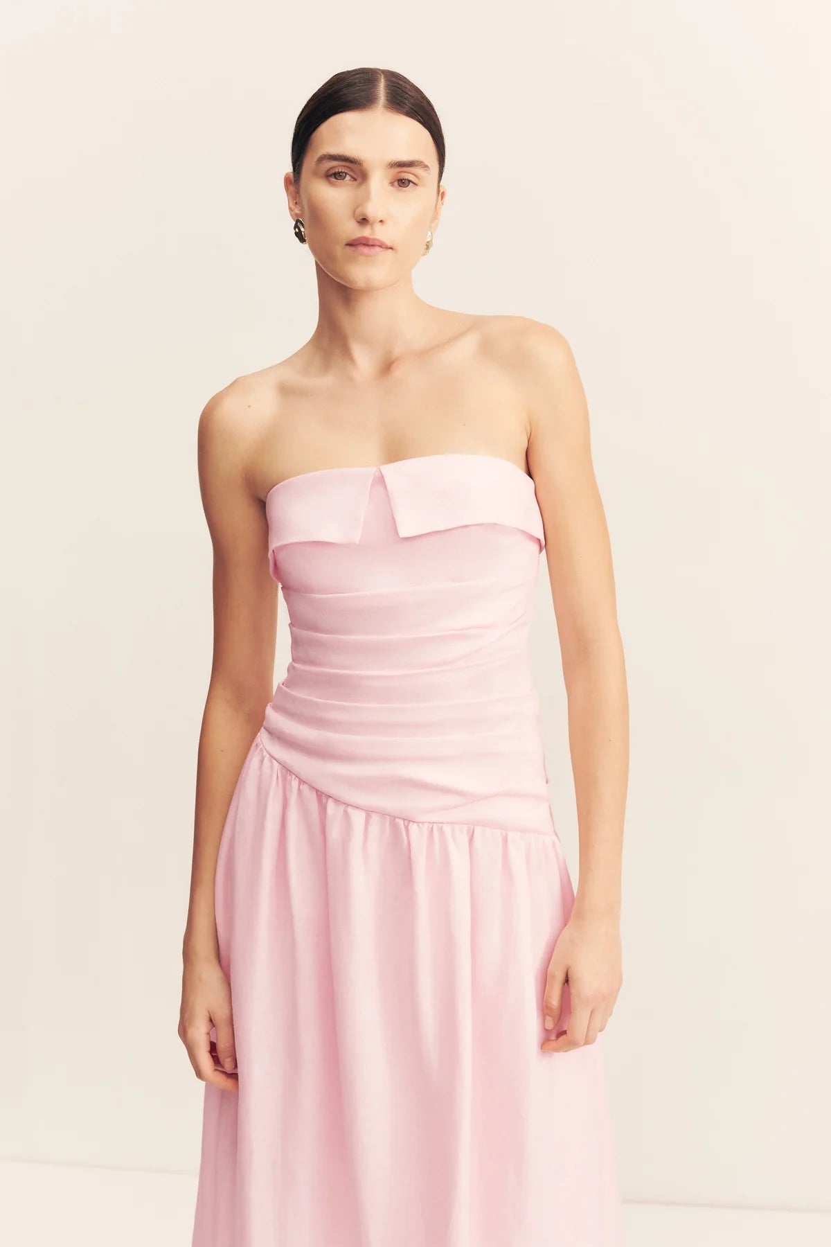 Gigi Strapless Maxi Dress - Sakura - SODA Fashion Haus