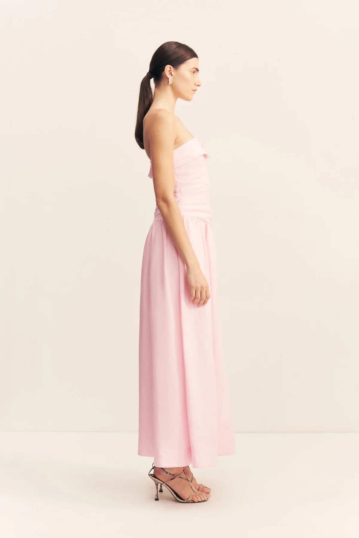 Gigi Strapless Maxi Dress - Sakura - SODA Fashion Haus
