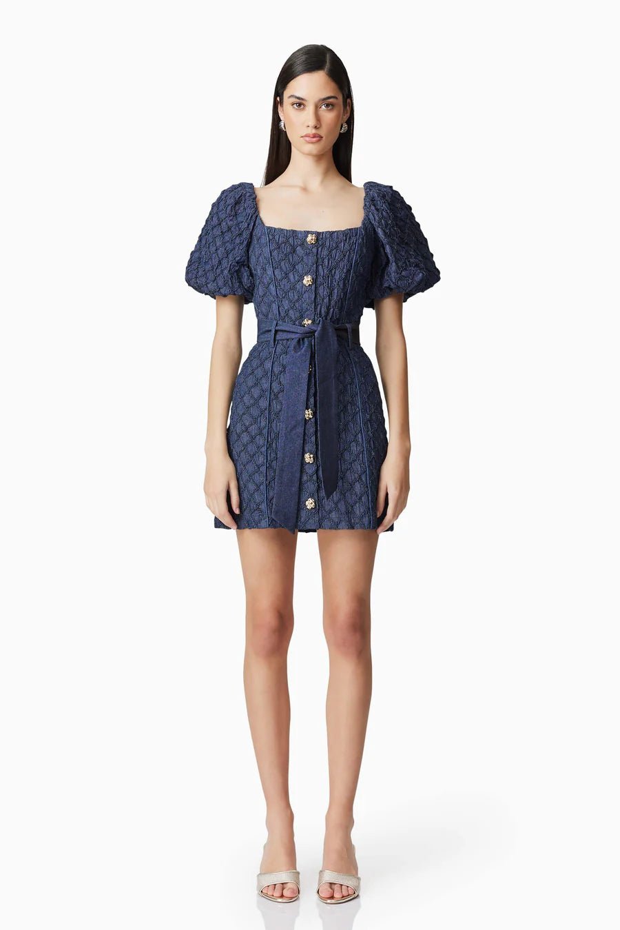 Keeley Puff Sleeve Mini Dress - SODA Fashion Haus