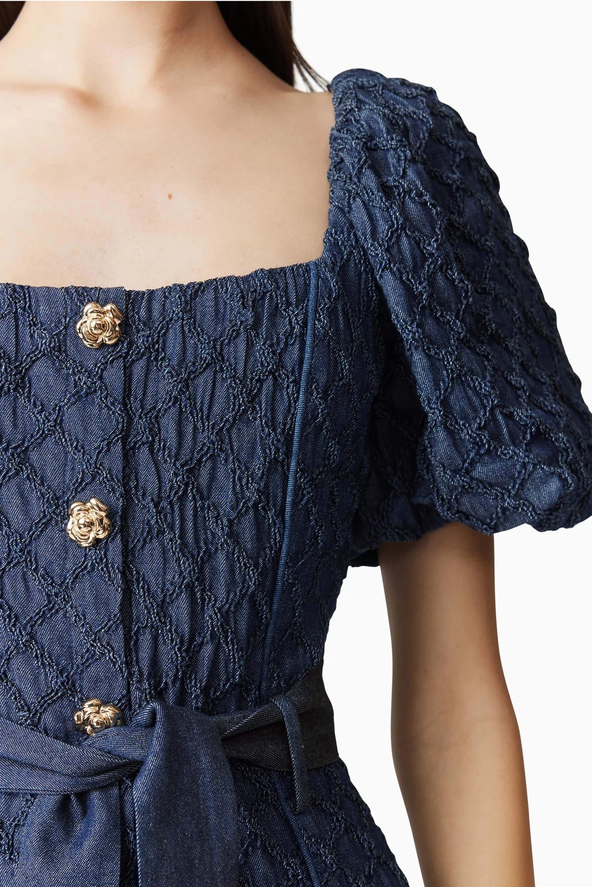 Keeley Puff Sleeve Mini Dress - SODA Fashion Haus