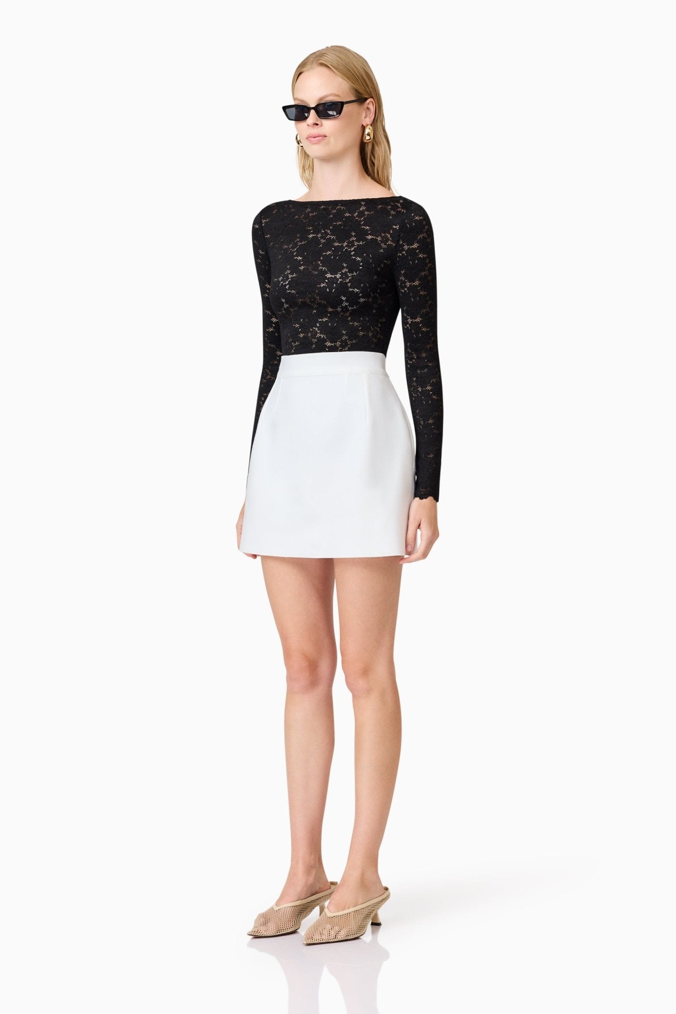 Kira Stretch Lace Top - SODA Fashion Haus