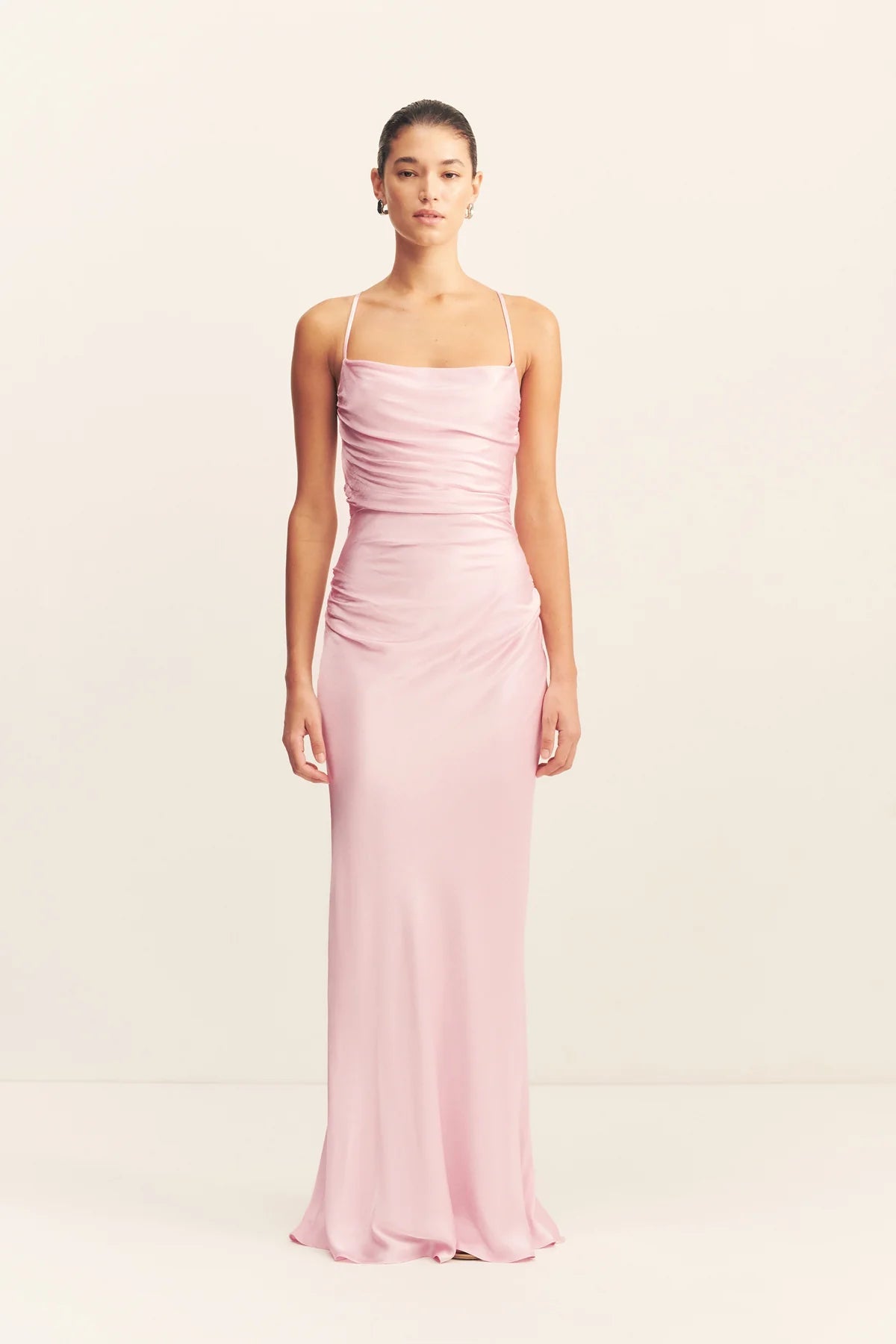 La lune lace back maxi dress - Blossom - SODA Fashion Haus