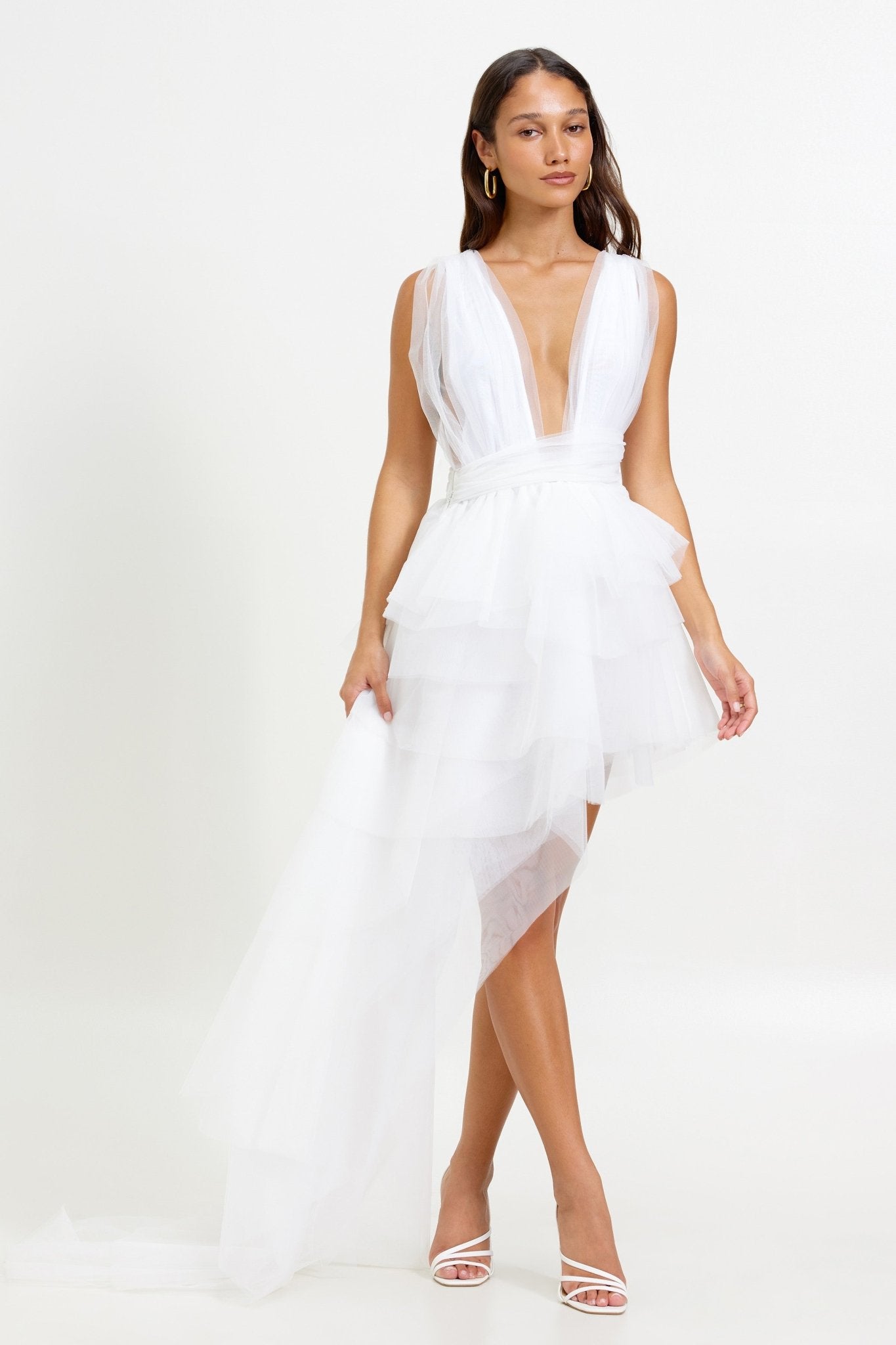 Lola Dress - White - SODA Fashion Haus