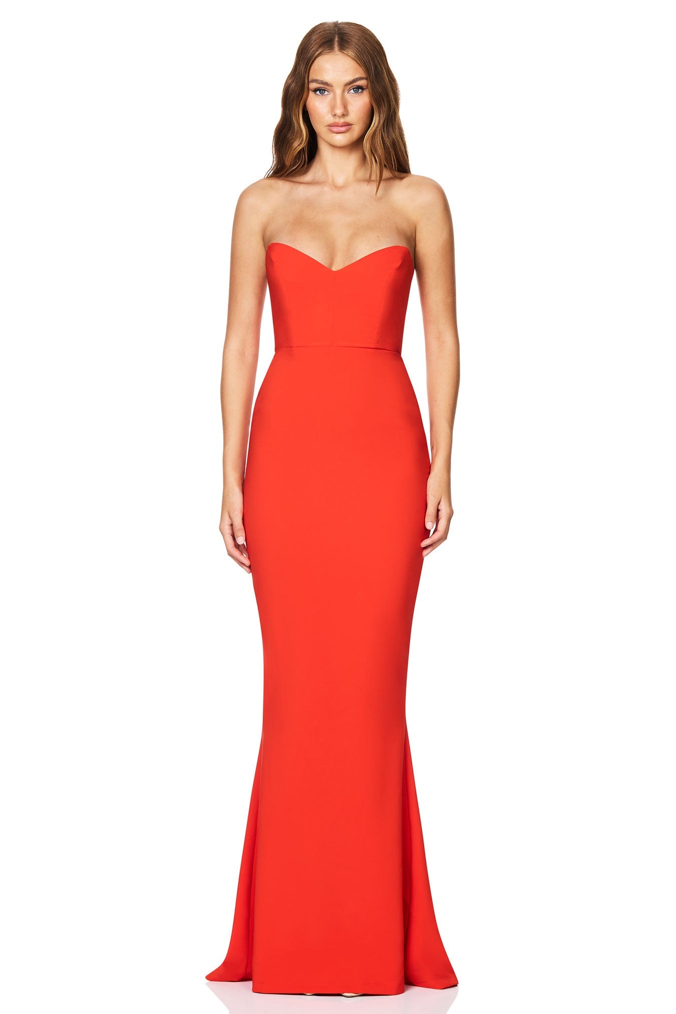 Love Affair Gown (Tangerine) - SODA Fashion Haus