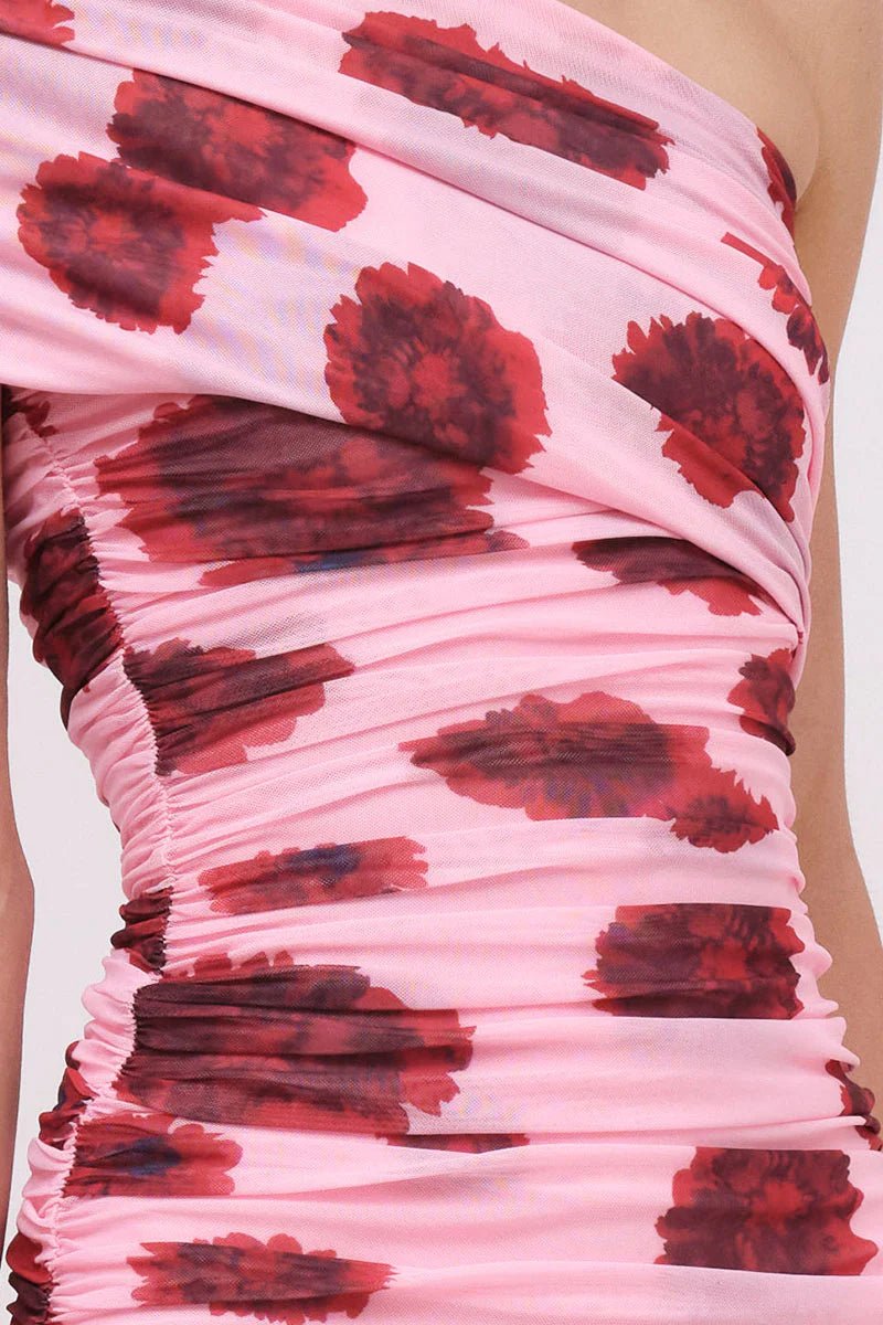 Luca Mesh Off Shoulder Mini - SODA Fashion Haus