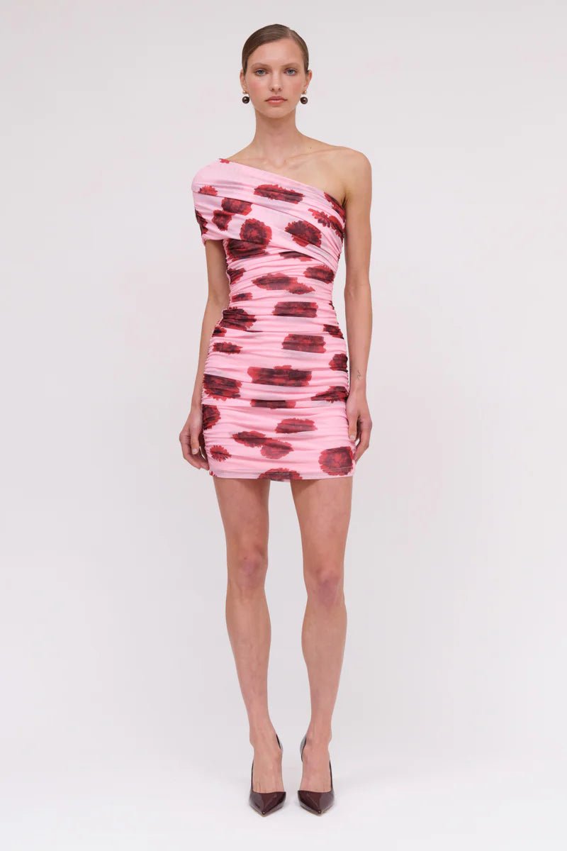 Luca Mesh Off Shoulder Mini - SODA Fashion Haus