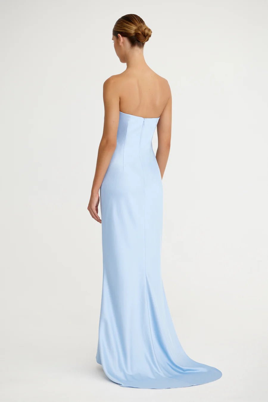 Lucile Strapless Dress - Ice Blue - SODA Fashion Haus
