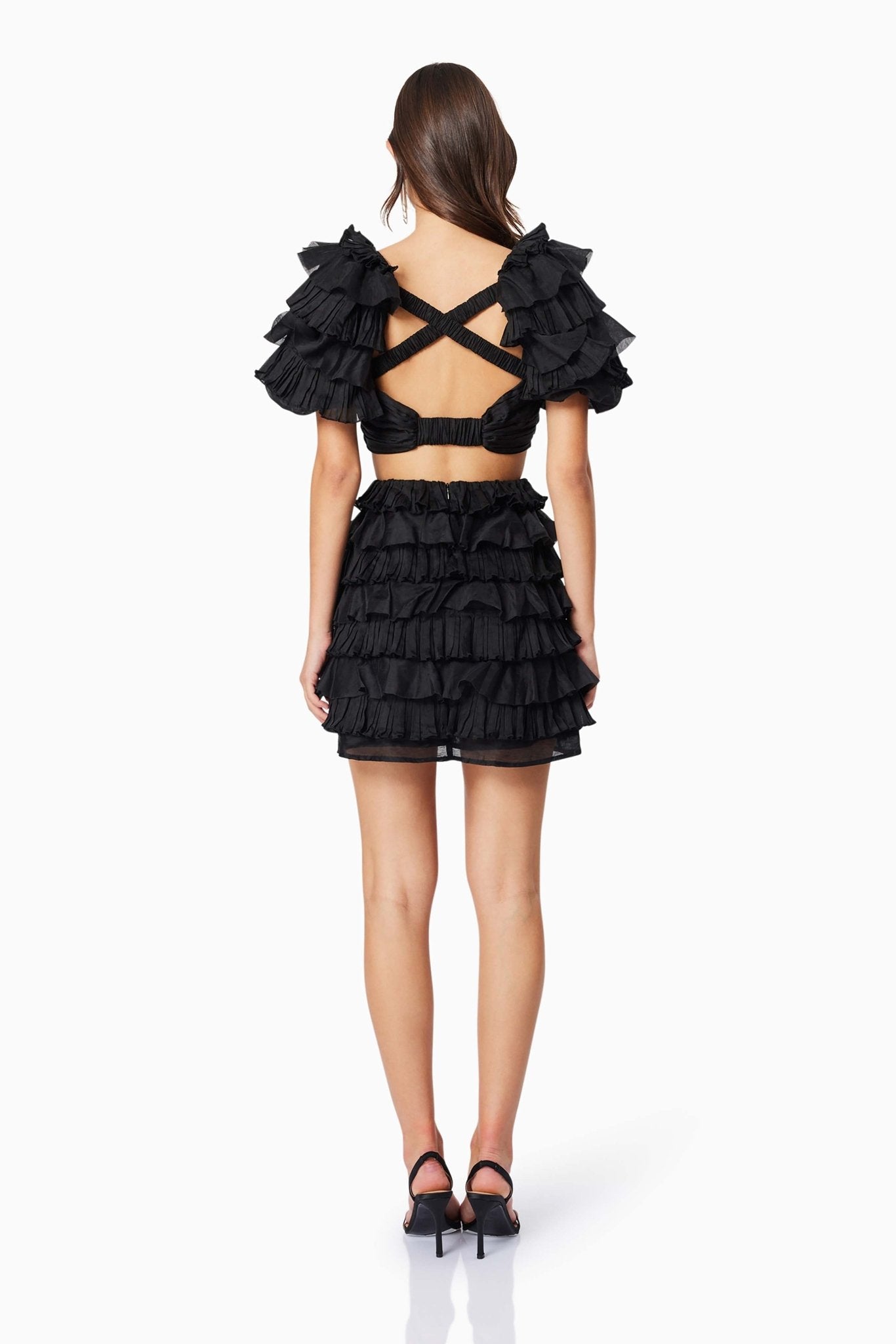 Maya Mini Black Dress - SODA Fashion Haus