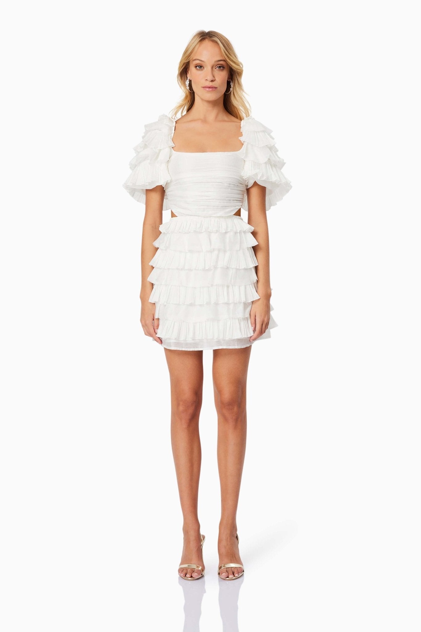 Maya Mini White Dress - SODA Fashion Haus