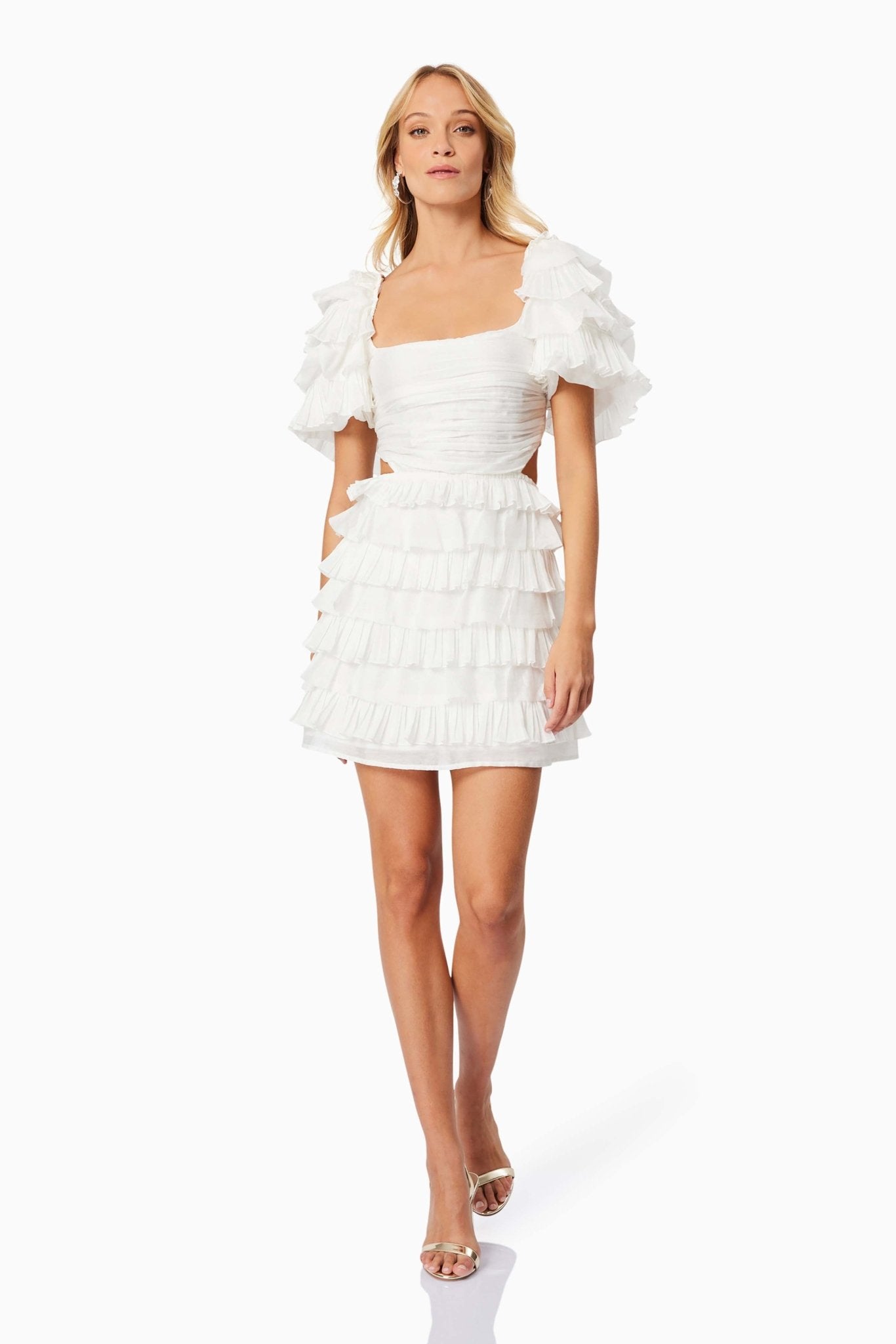 Maya Mini White Dress - SODA Fashion Haus