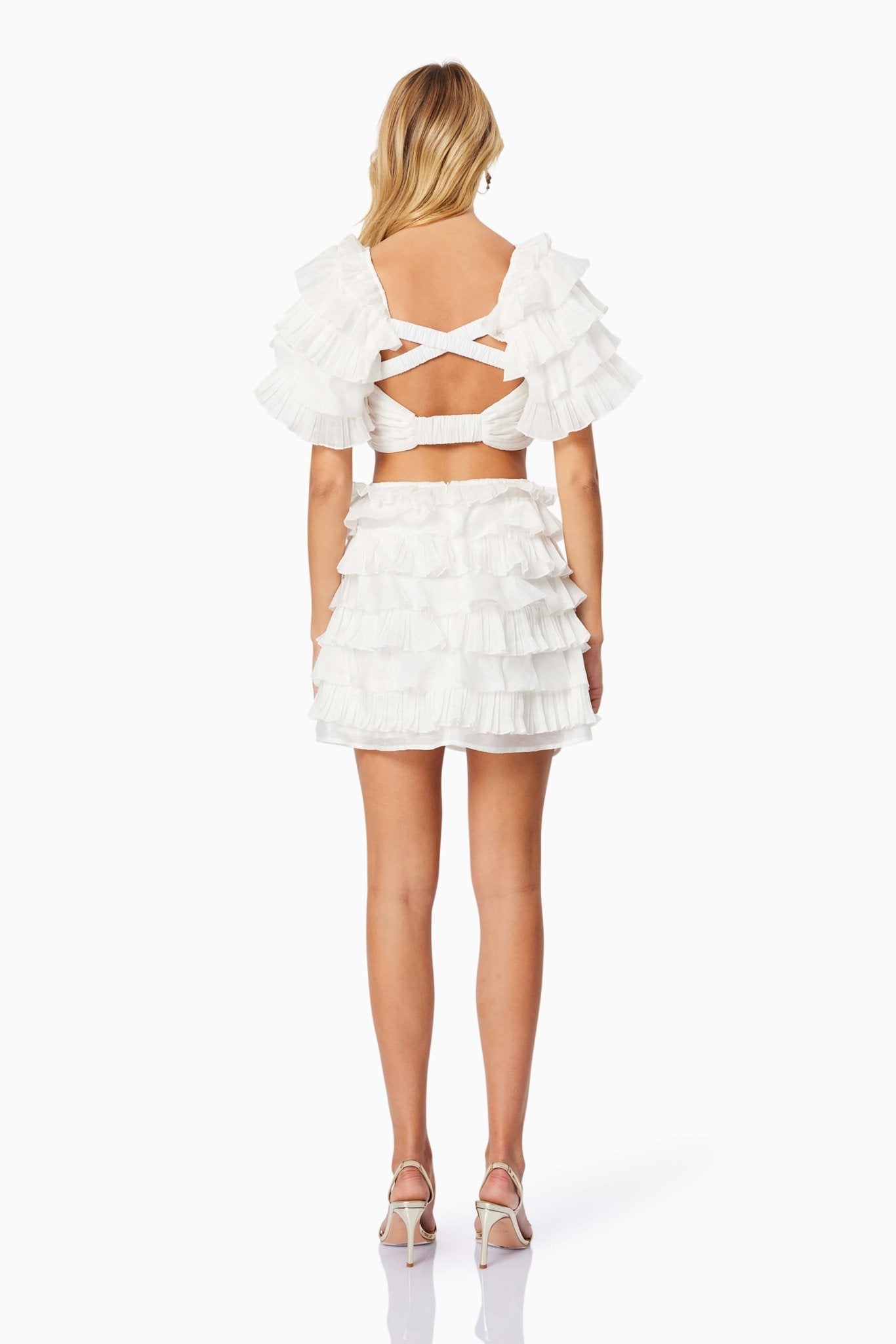 Maya Mini White Dress - SODA Fashion Haus