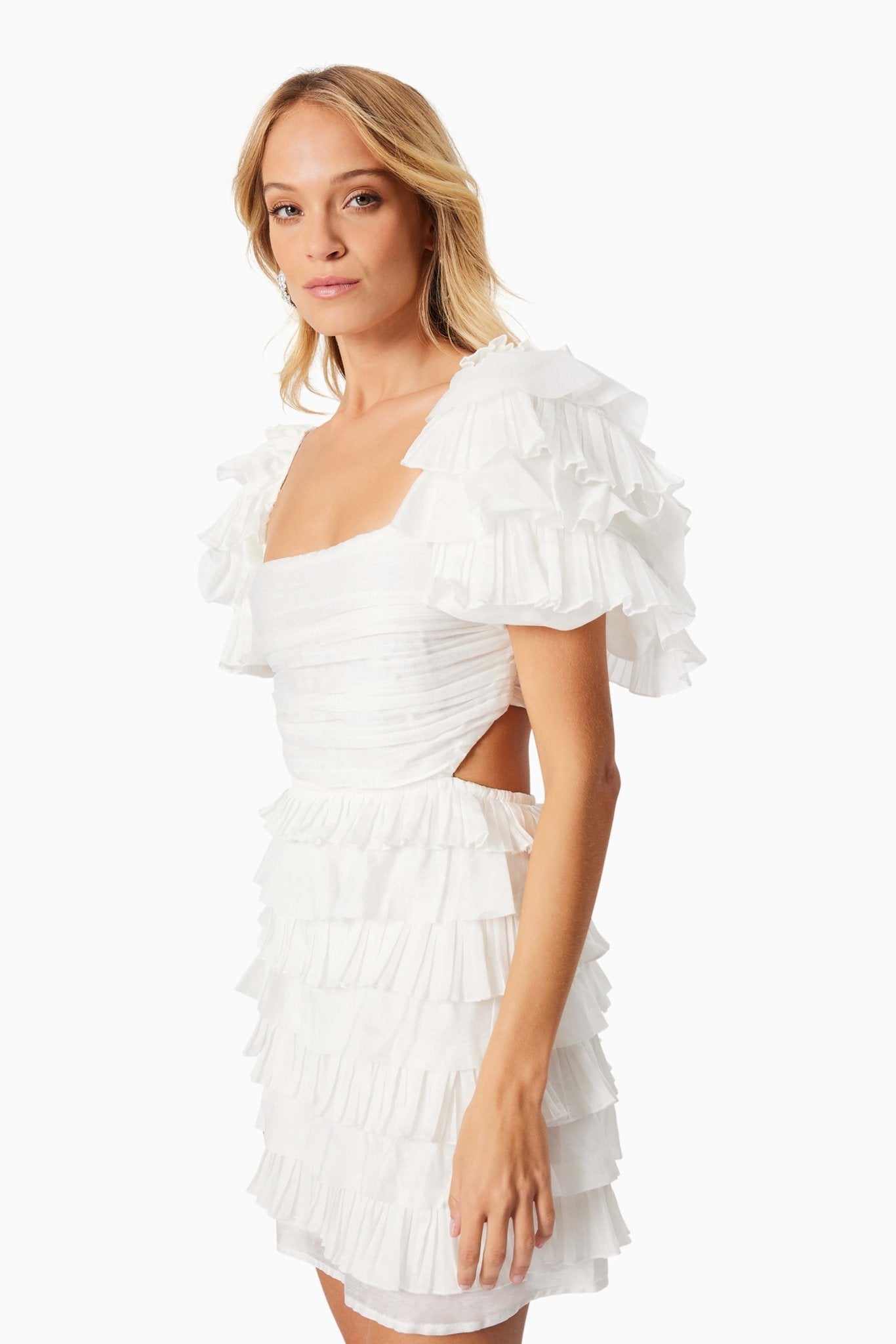 Maya Mini White Dress - SODA Fashion Haus