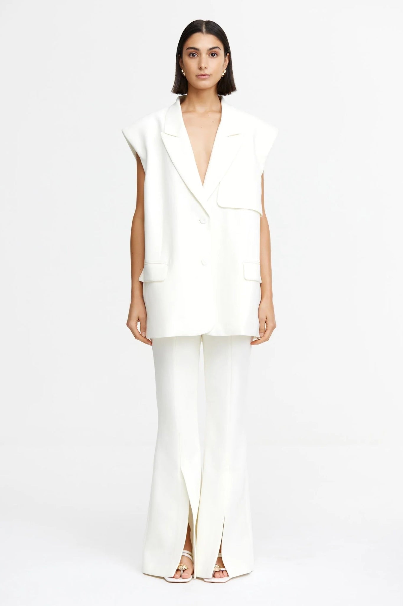 Padworth Vest (Ivory) - SODA Fashion Haus