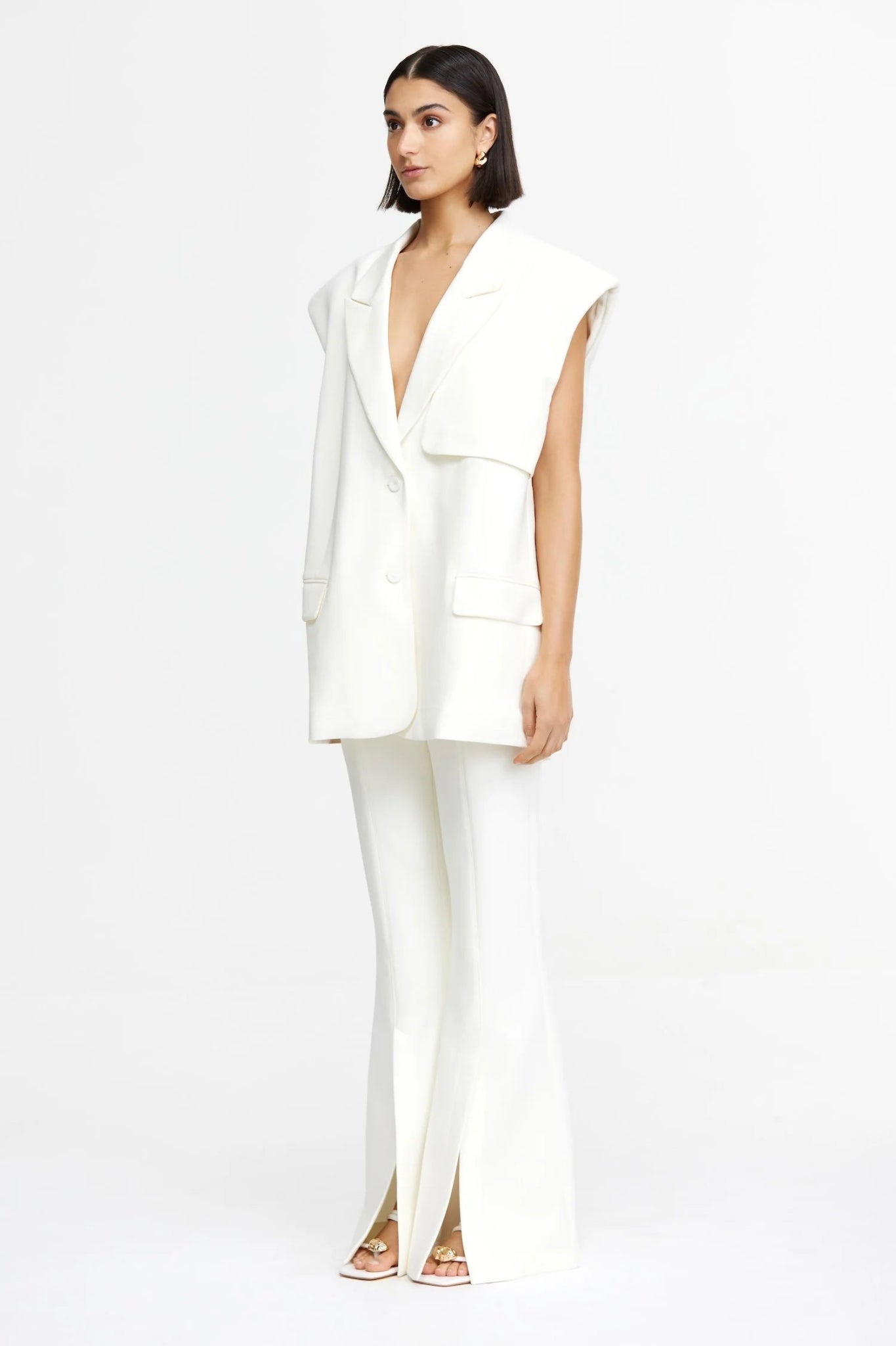 Padworth Vest (Ivory) - SODA Fashion Haus