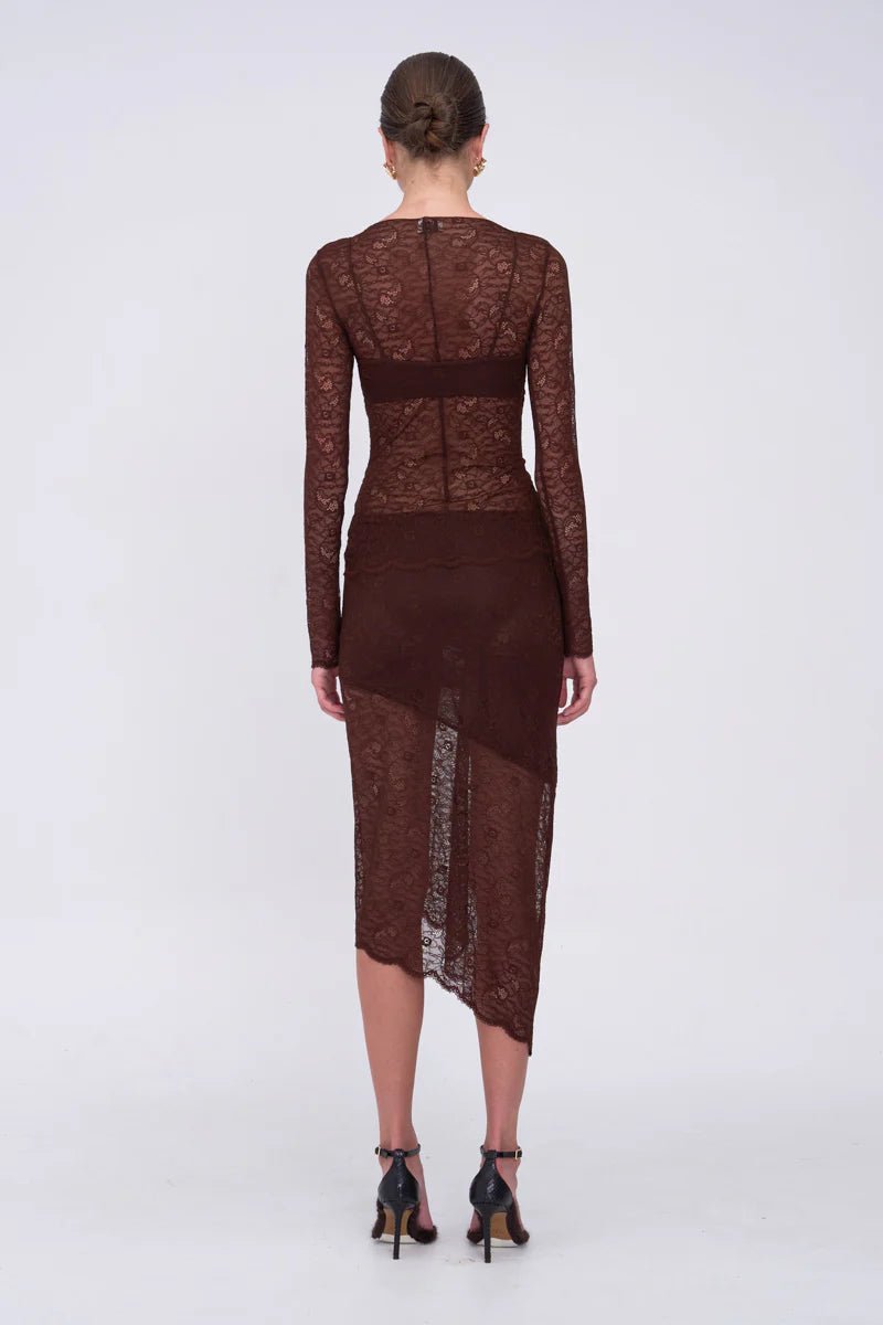 Paris Asymmetrical Midi Skirt - SODA Fashion Haus