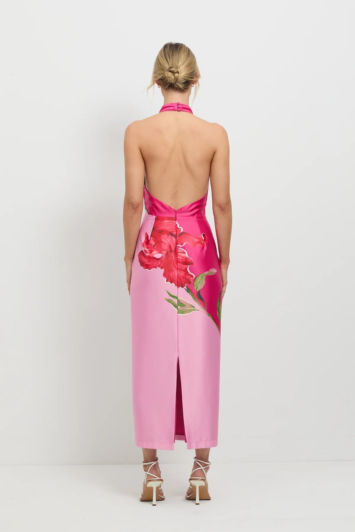 Pompon Halter Midi Dress - SODA Fashion Haus