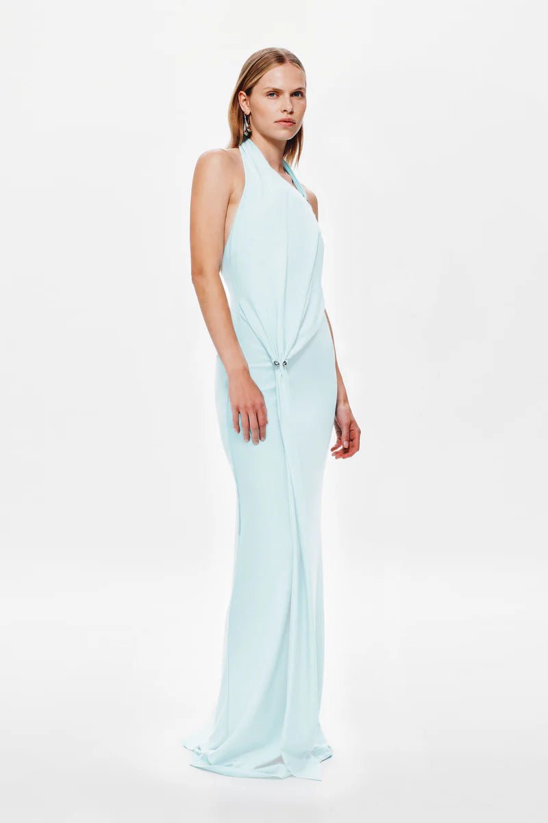 Rivera Dry Jersey Maxi Dress - Ice Blue - SODA Fashion Haus