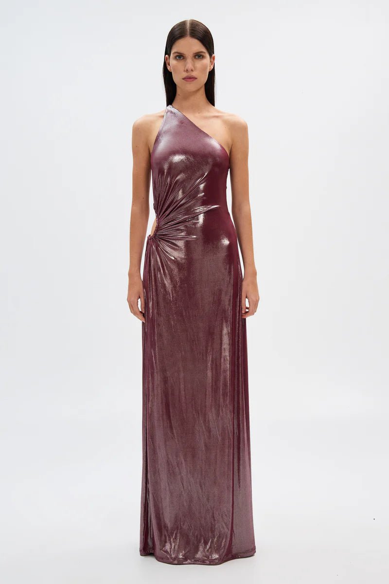 Sabine Foil Jersey Dress - SODA Fashion Haus