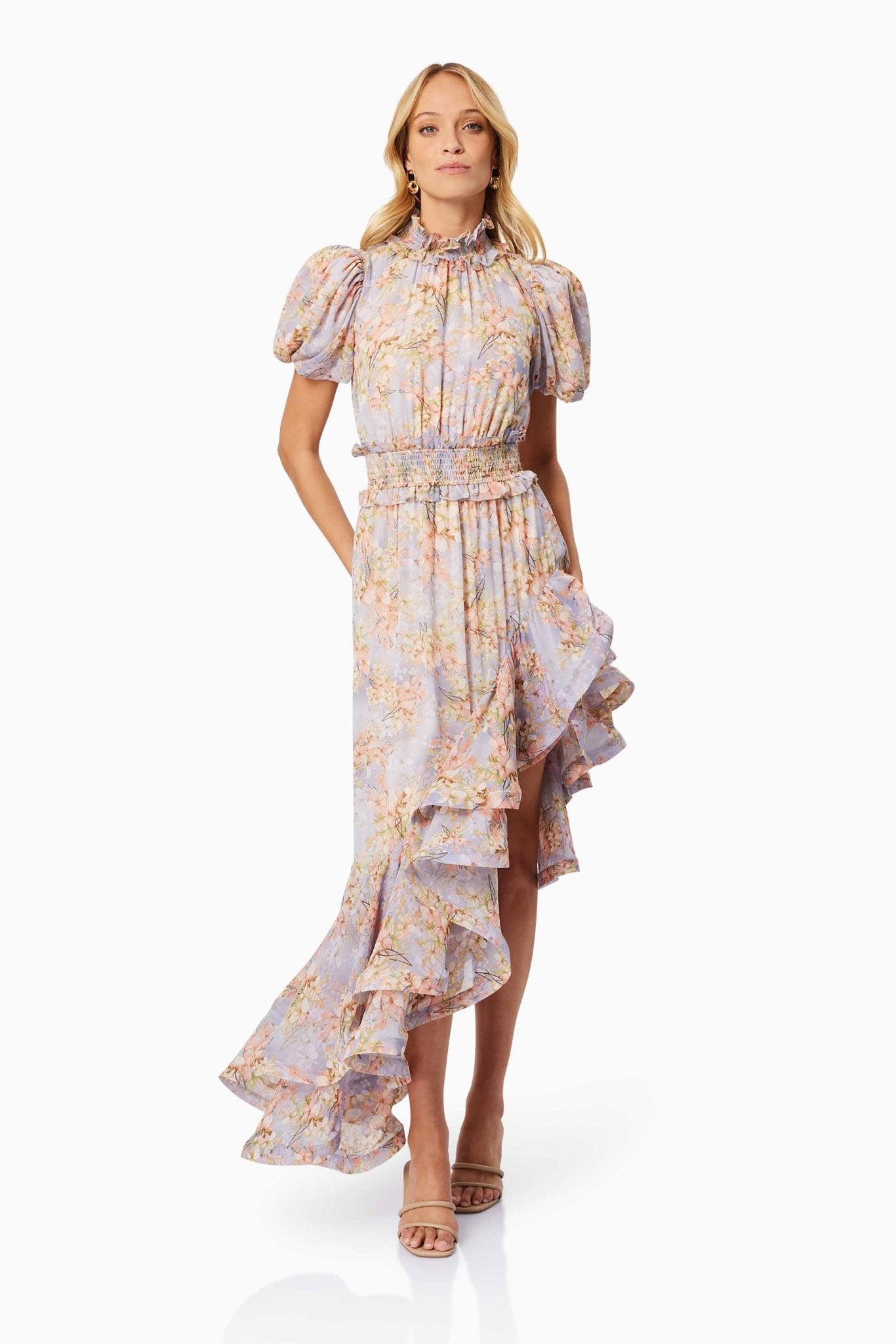 Sahara Midi Hilo Dress In Purple - SODA Fashion Haus