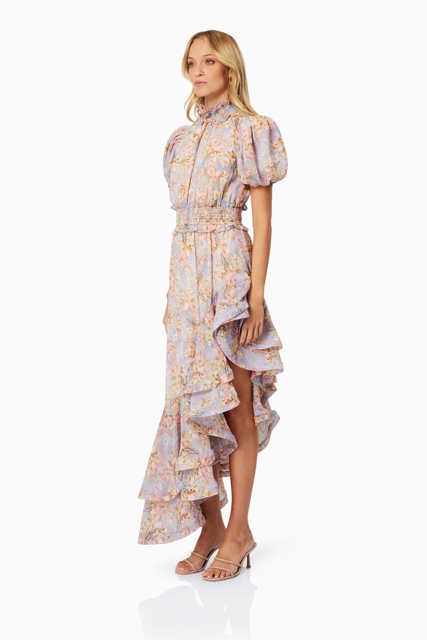 Sahara Midi Hilo Dress In Purple - SODA Fashion Haus