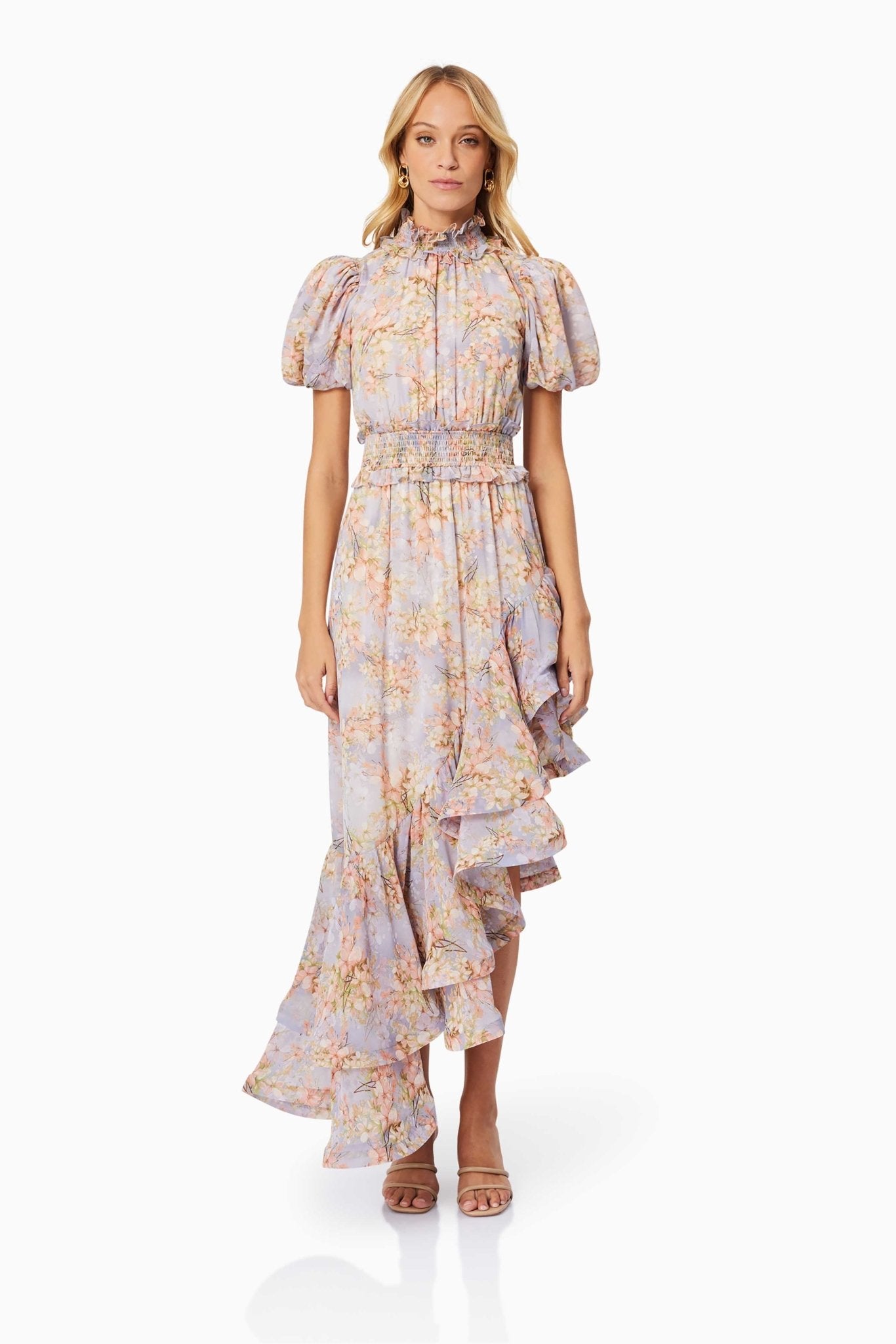 Sahara Midi Hilo Dress In Purple - SODA Fashion Haus